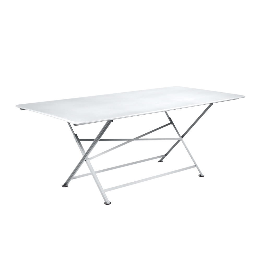 Fermob - Cargo Table 90x190 cm Cotton White 01 - Matbord utomhus - Studio Fermob - Vit - Metall