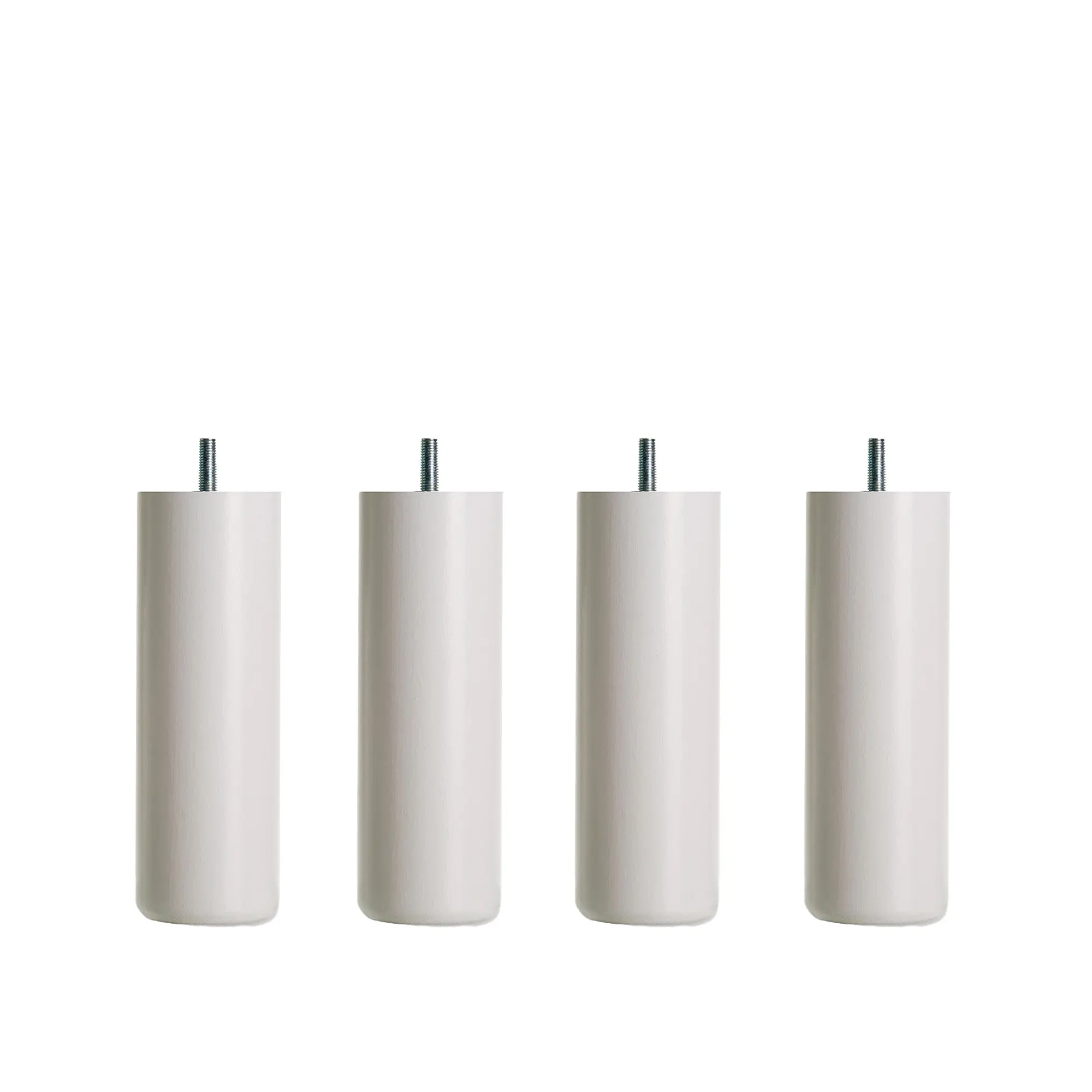DUX Inspiration sängben runda vit 4-pack