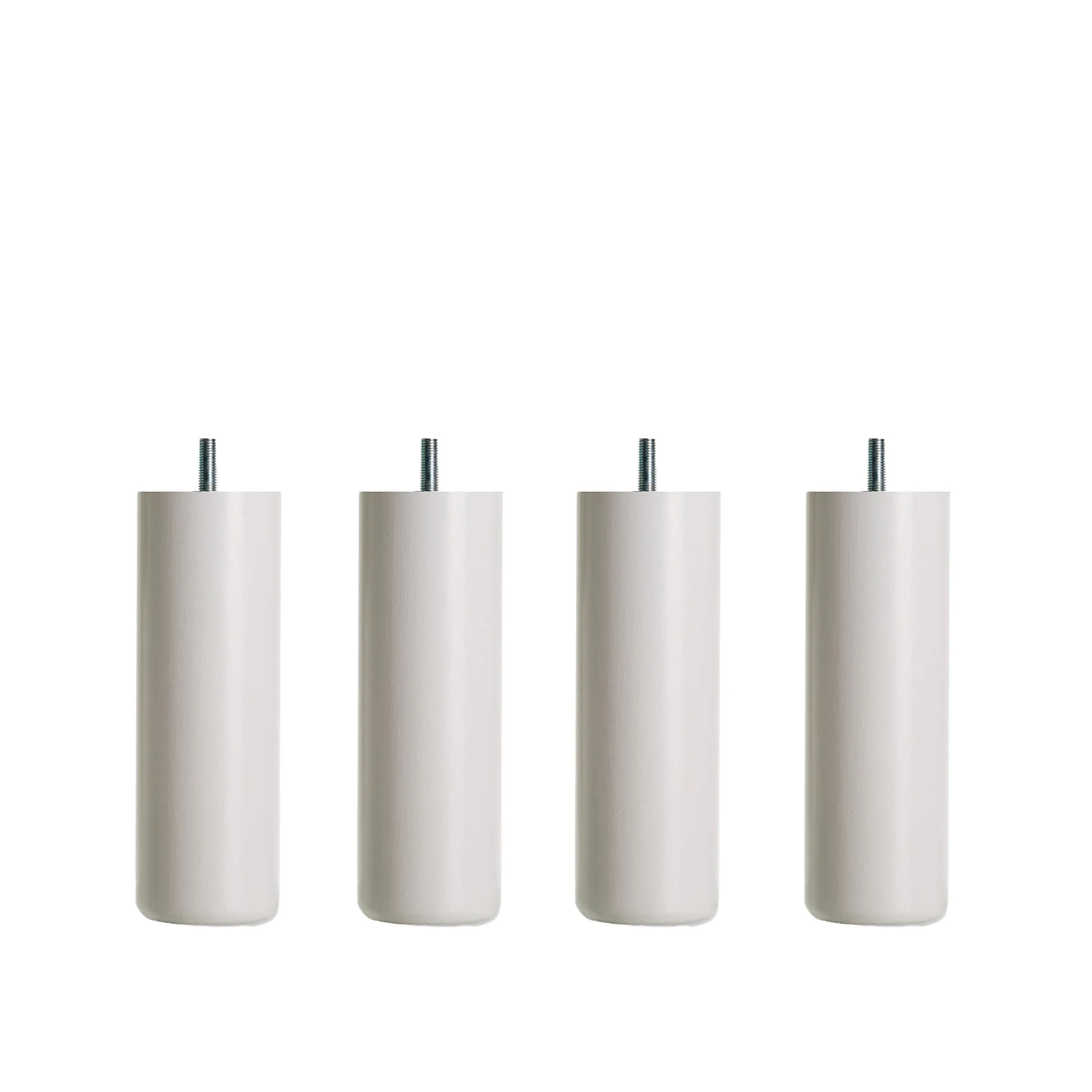 DUX Inspiration sängben runda vit 4-pack