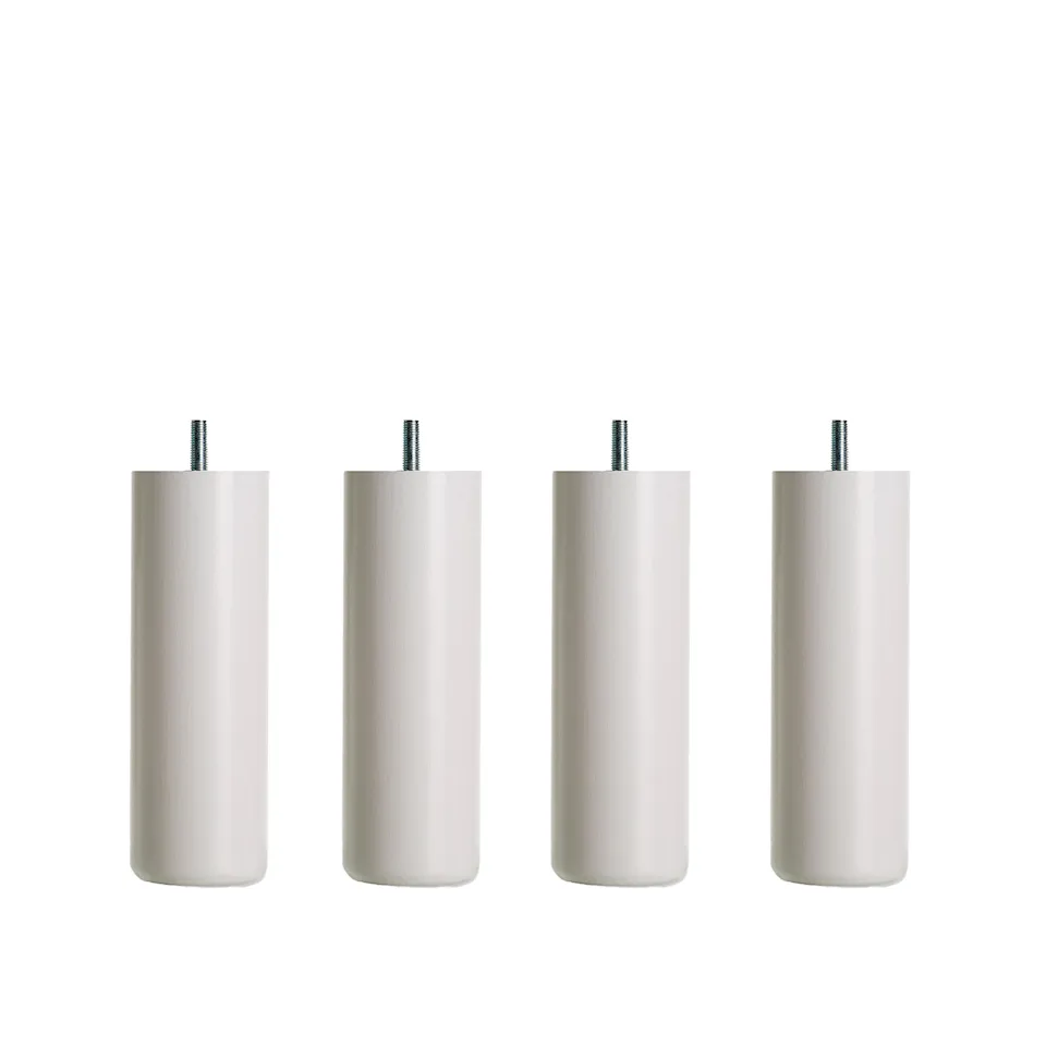 DUX Inspiration sängben runda vit 4-pack