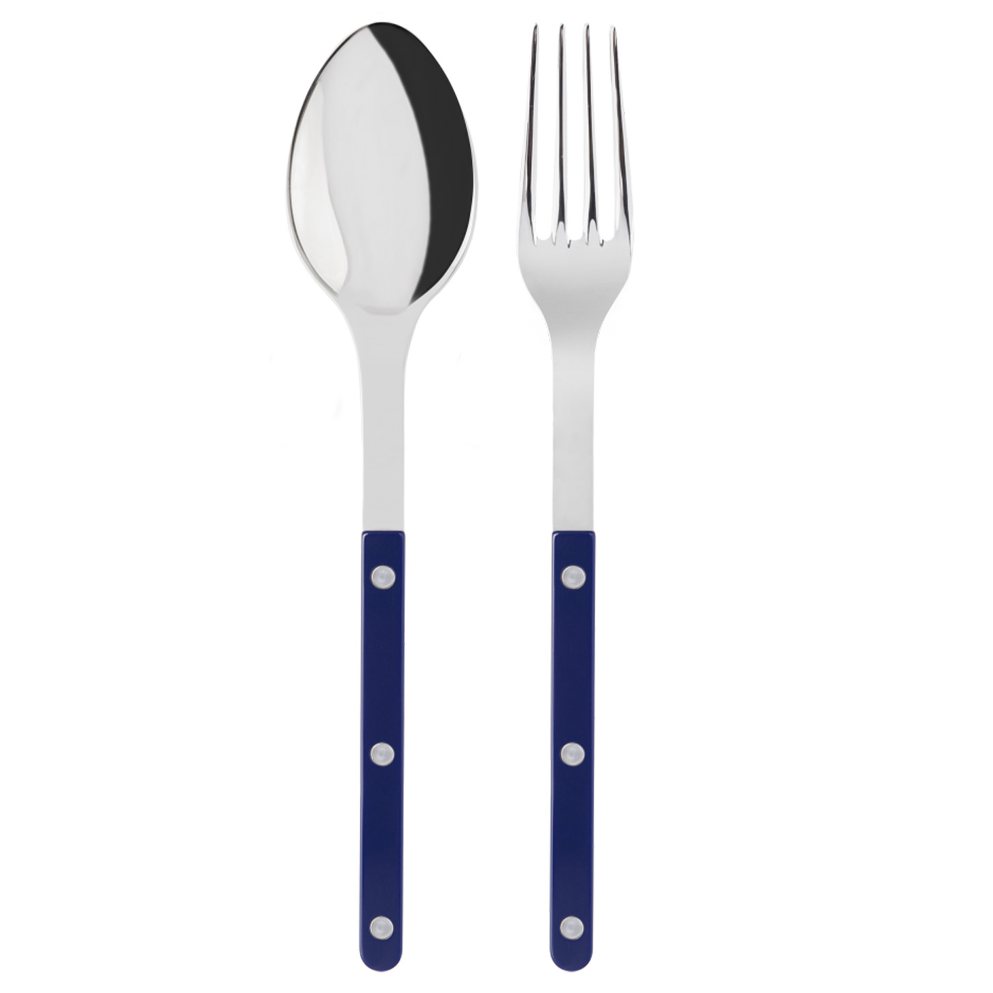 Sabre Paris - Bistrot Serving Set Solid - Navy Blue - Serveringsbestick | Servering - Bestick - Serveringsbestick | Möbelexperten
