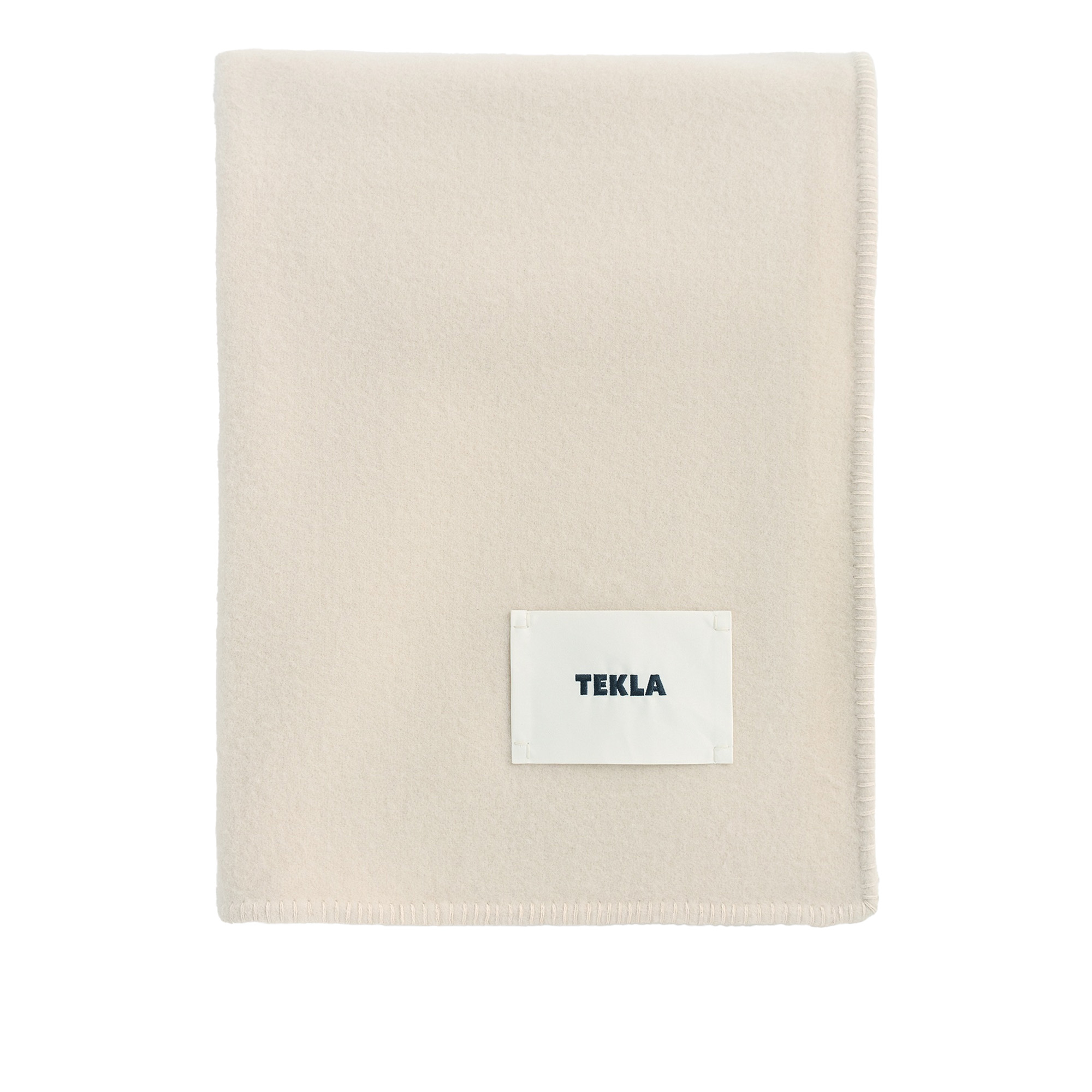 Tekla - Blanket Solid Snow - Plädar och filtar - Vit | Textilier - Plädar Och Prydnadskuddar - Plädar Och Filtar | Möbelexperten