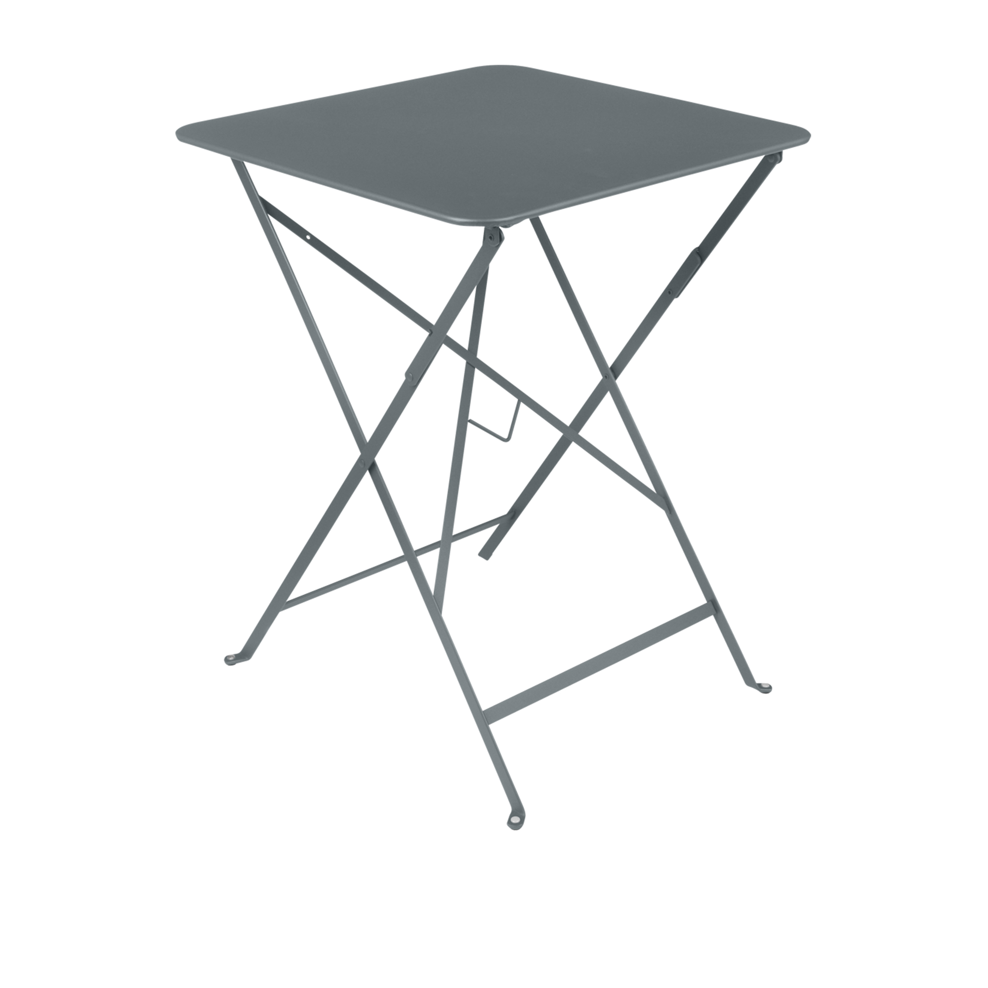 Fermob - Bistro Table 57 x 57 cm, Storm Grey - Trädgårdsbord - Grå - Metall