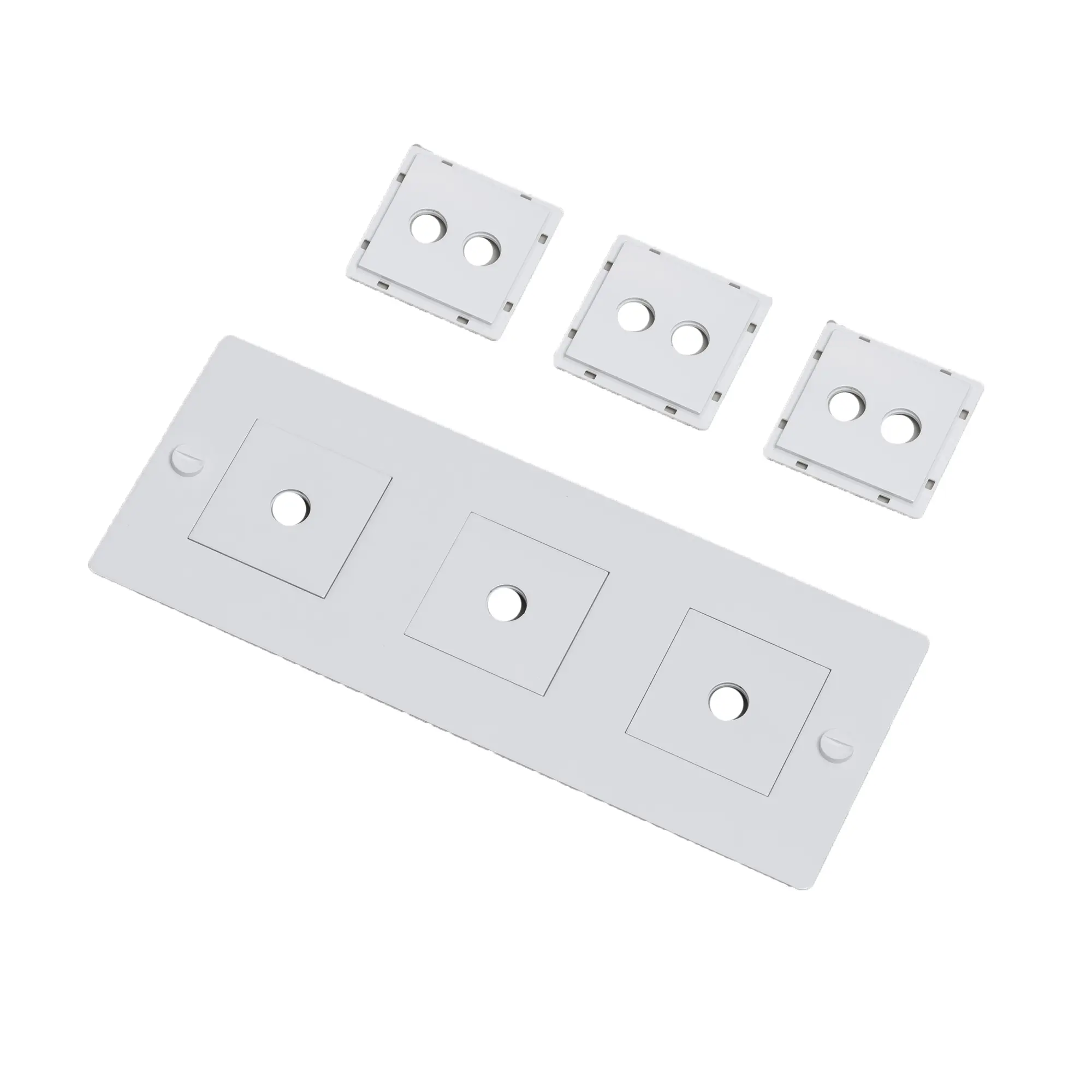 3G Wall Plate Horizontal With Infills