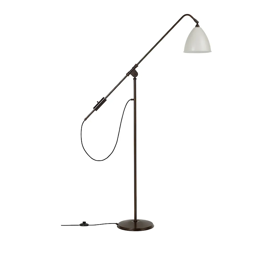Bestlite BL4 golvlampa svart mässing