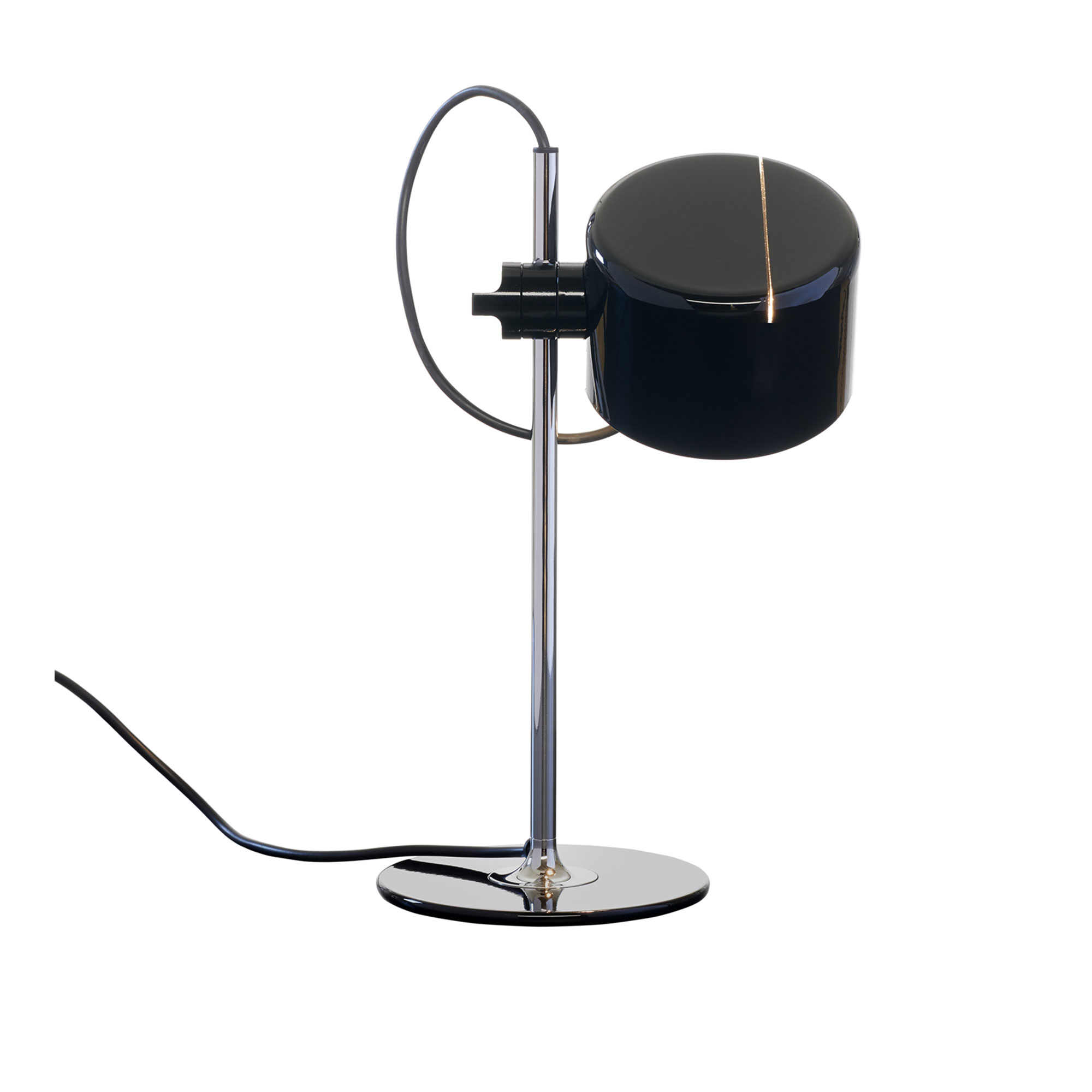 Oluce - Coupe Mini 2201 Table Glossy Black - Bordslampor - Joe Colombo - Svart