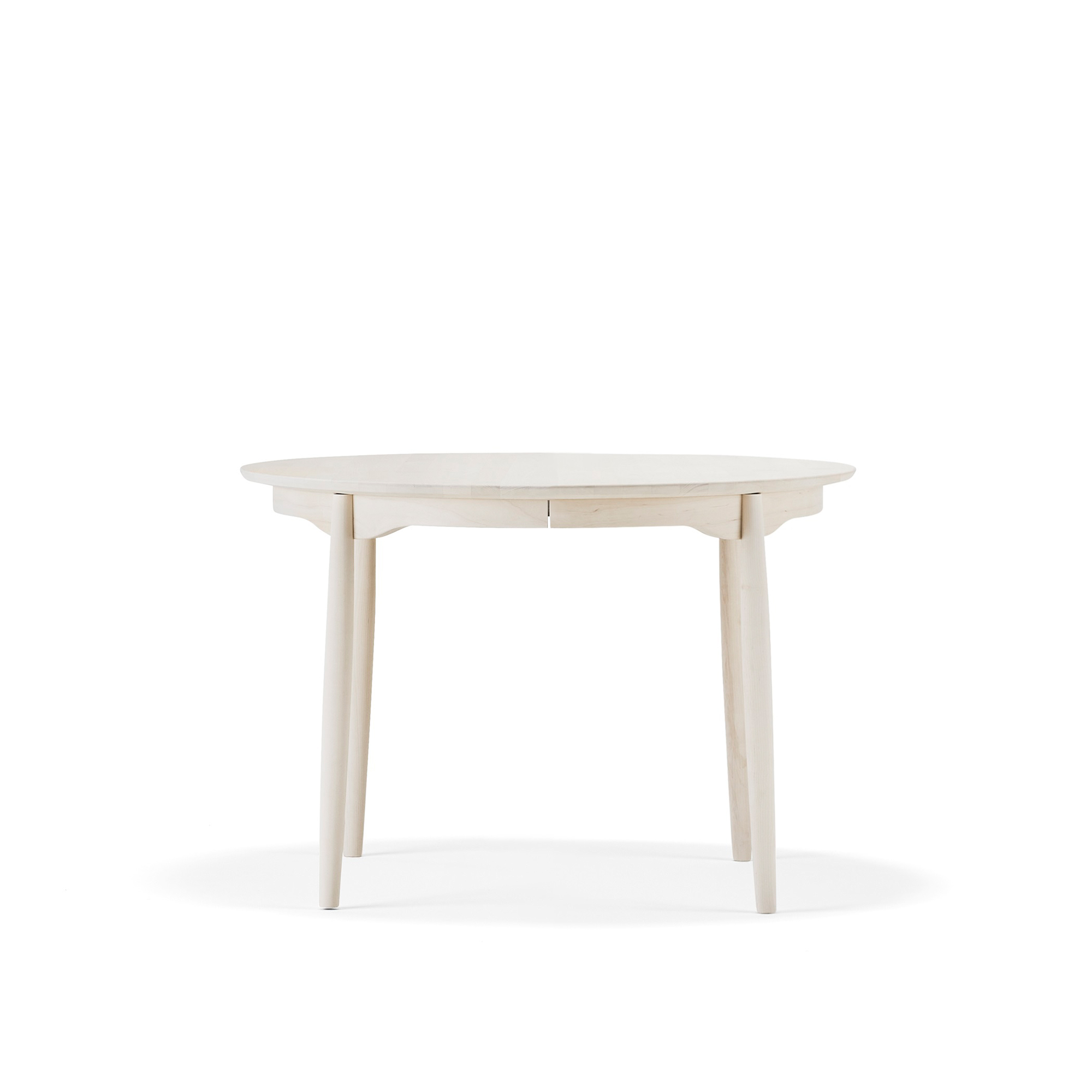 stolab - carl matbord ø115 cm delbart – björk vitolja utan iläggsskiva - matbord - marit stigsdotter - trä