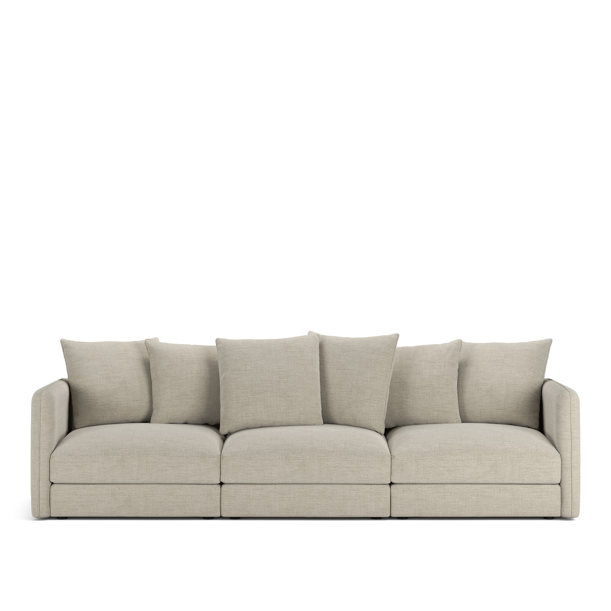 NOGA - Pavarotti 3-Seater, Removable Cover, Cushion Variant 01, Sienna 102 - Soffor - Gr&aring;