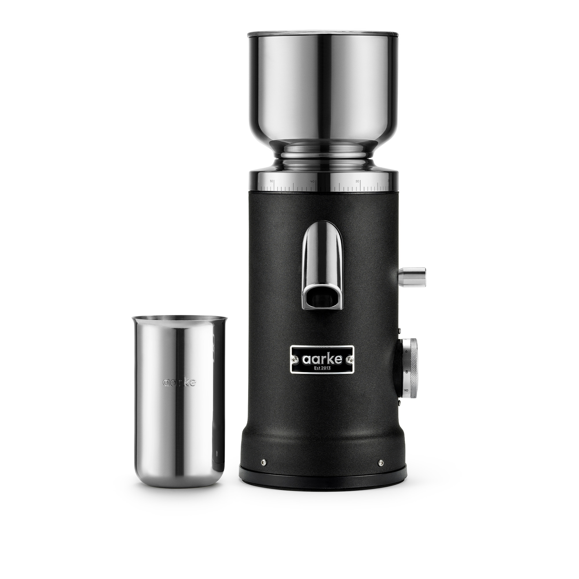 Aarke - Aarke Coffee Grinder EU - Matte Black - Kaffemaskiner & kaffebryggere - Svart - Metall