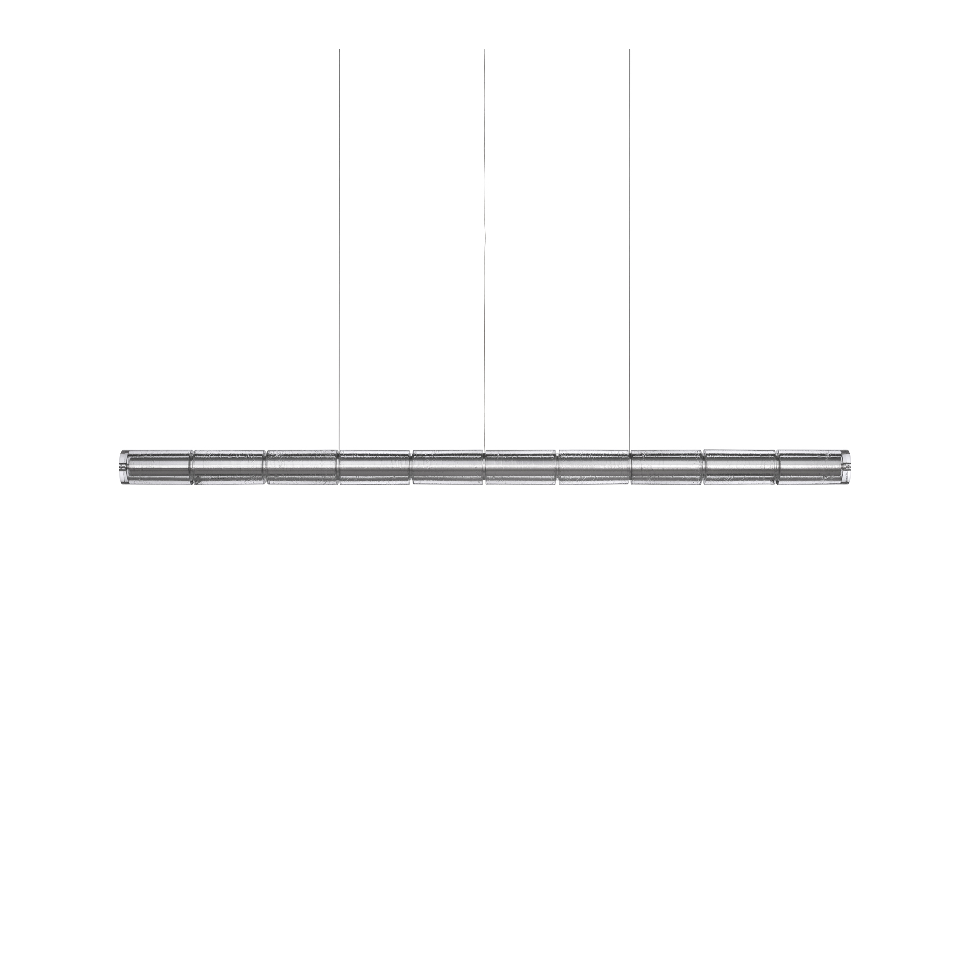 Flos - Luce Orizzontale S2 - Pendellampor - Ronan & Erwan Bouroullec - Silver,Transparent