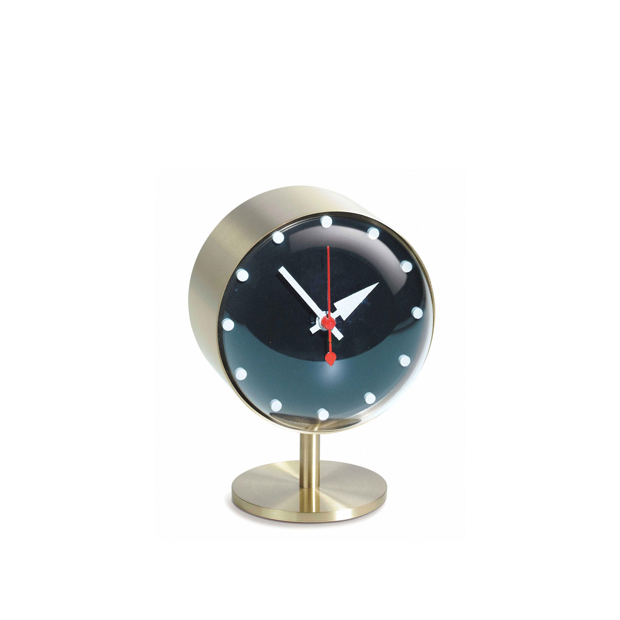 Vitra - Night Clock Brass - Klockor - George Nelson - Guld