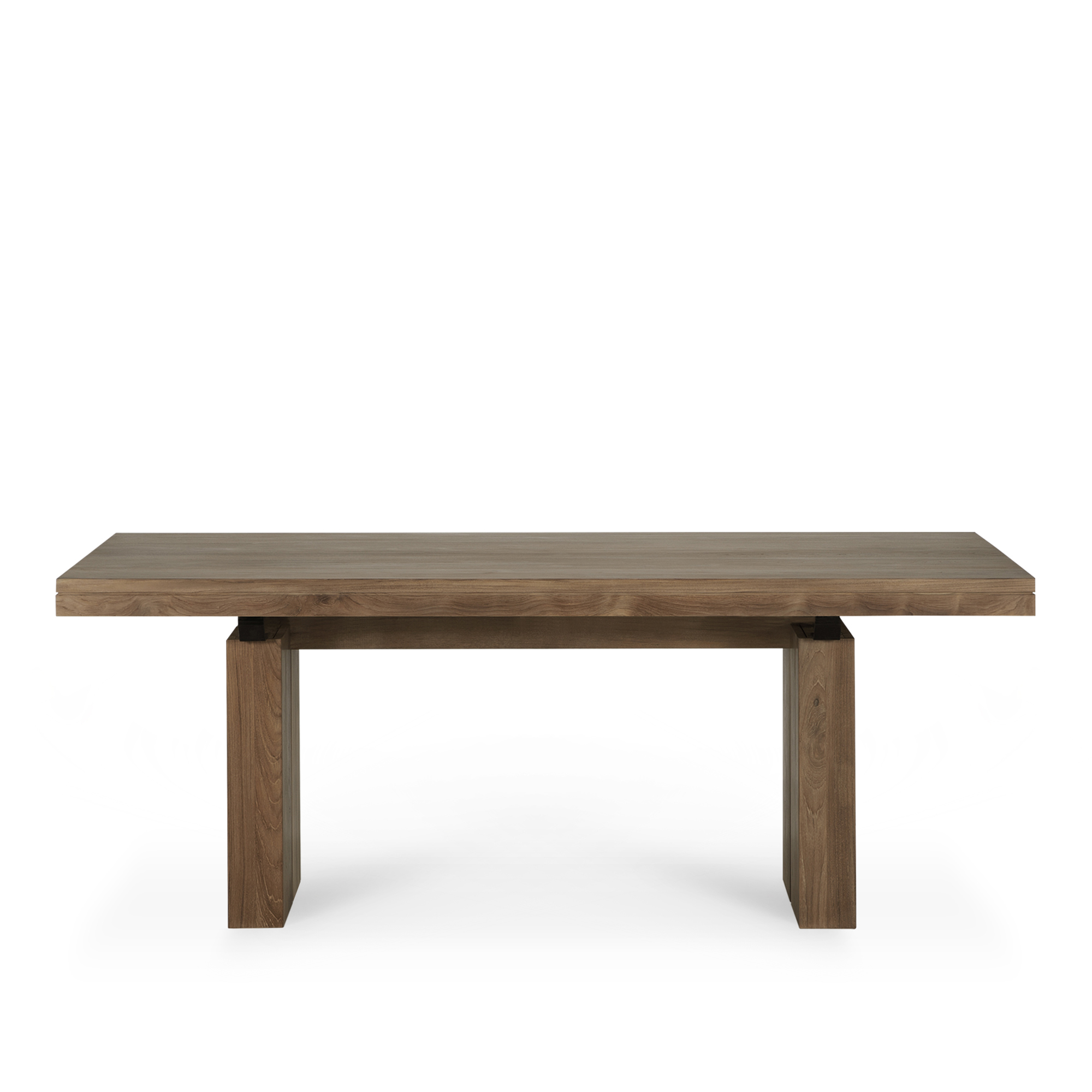 Ethnicraft - Double 200/300x100 cm Teak - Matbord - Alain Van Havre - Träfärgad - Trä | Möbler - Bord - Matbord | Möbelexperten