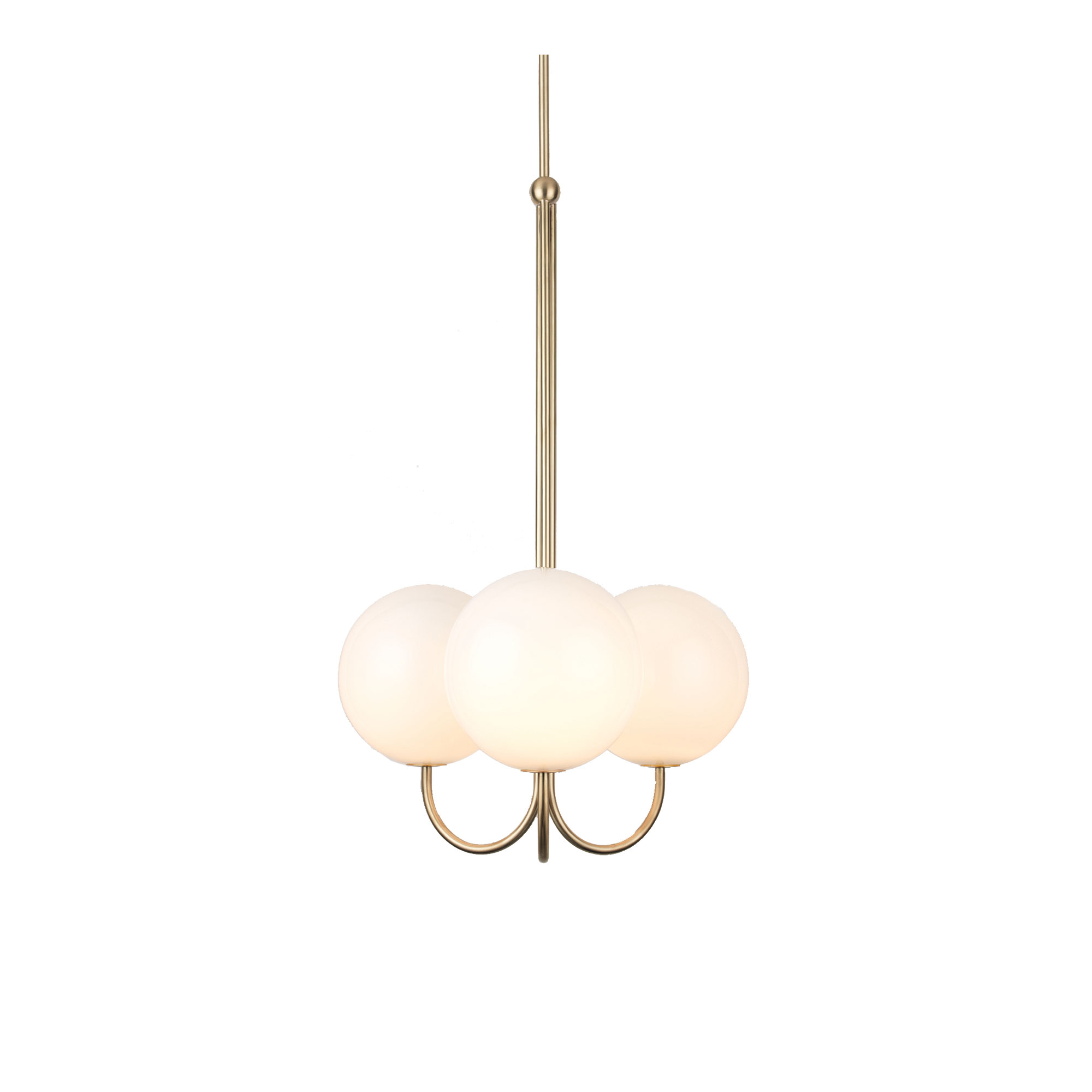 Michael Anastassiades - Triple Angle Pendant Satin Brass - Pendellampor - Michael Anastassiades - Guld