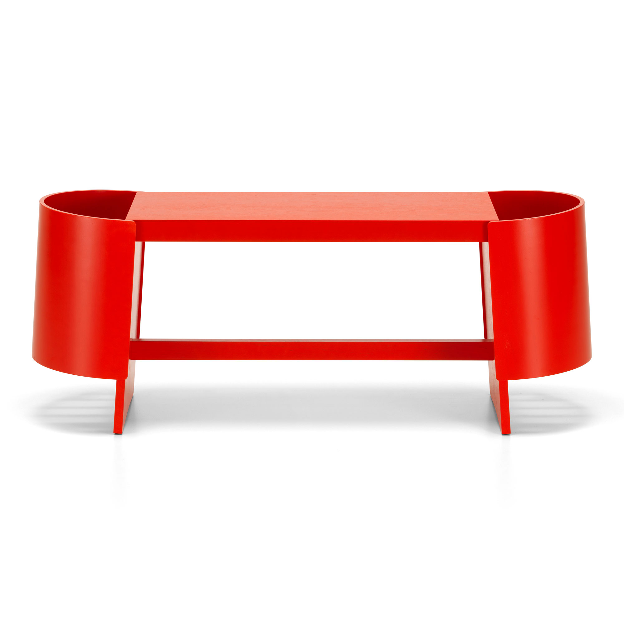 Artek - Kiulu Bench A Röd - Bänkar - Koichi Futatsumata - Röd - Trä