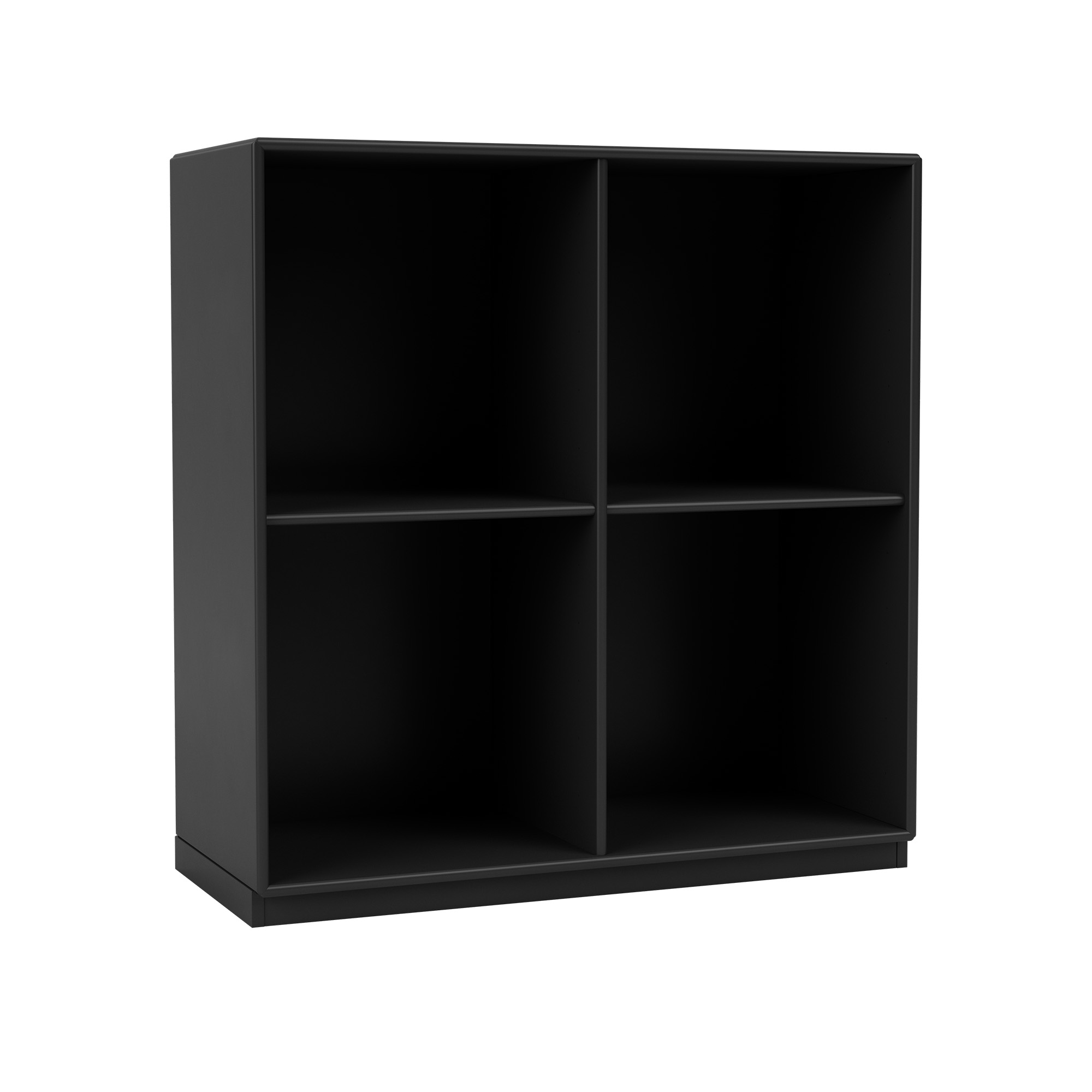 montana - show bookcase 05-black 06 plinth 3 cm - hyllor & hyllsystem - peter j. lassen - svart - trä
