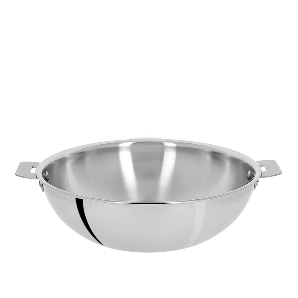 Casteline Removable Stainless Steel Wok - 28 cm