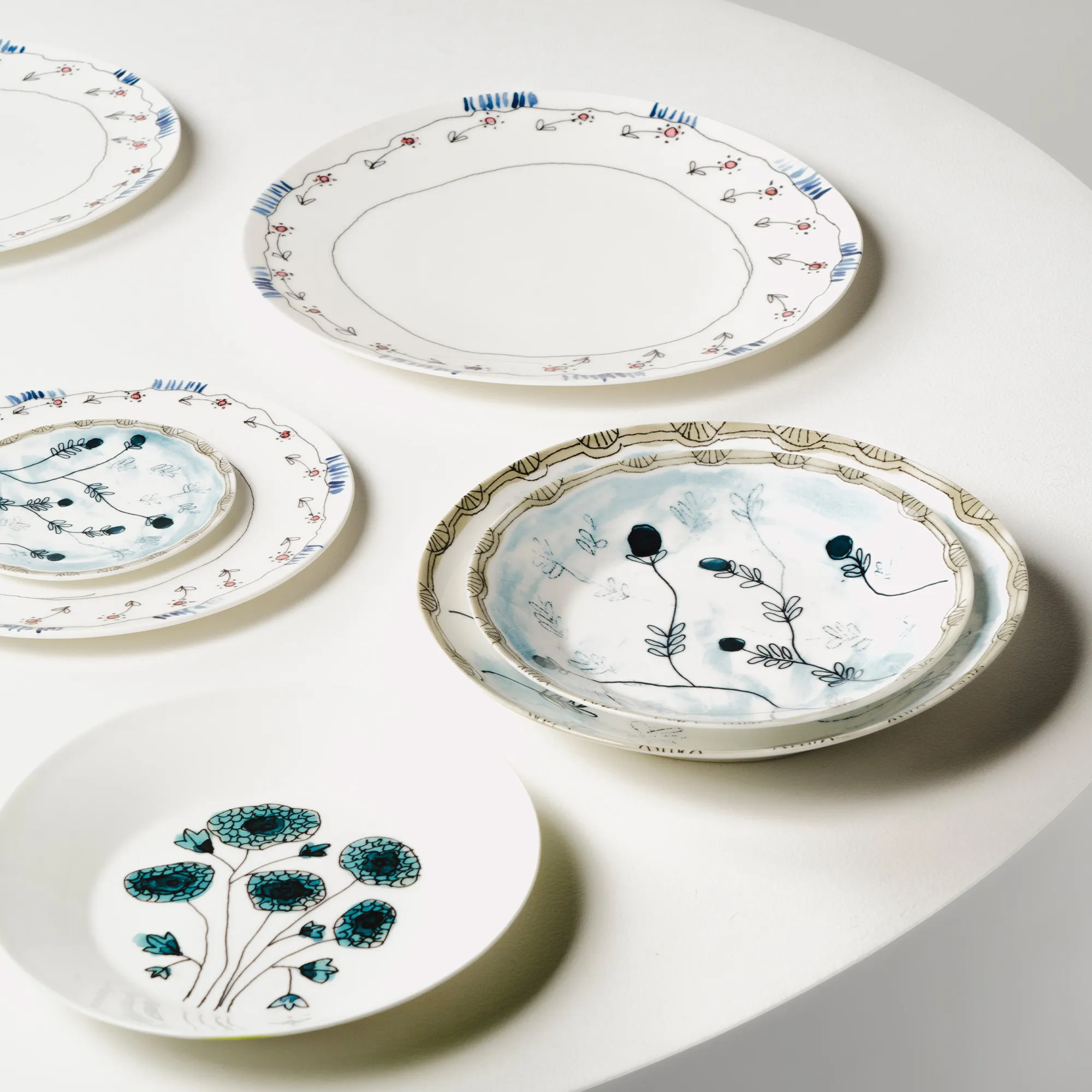 Bread Plate Mirtillo Tea - Set of 2