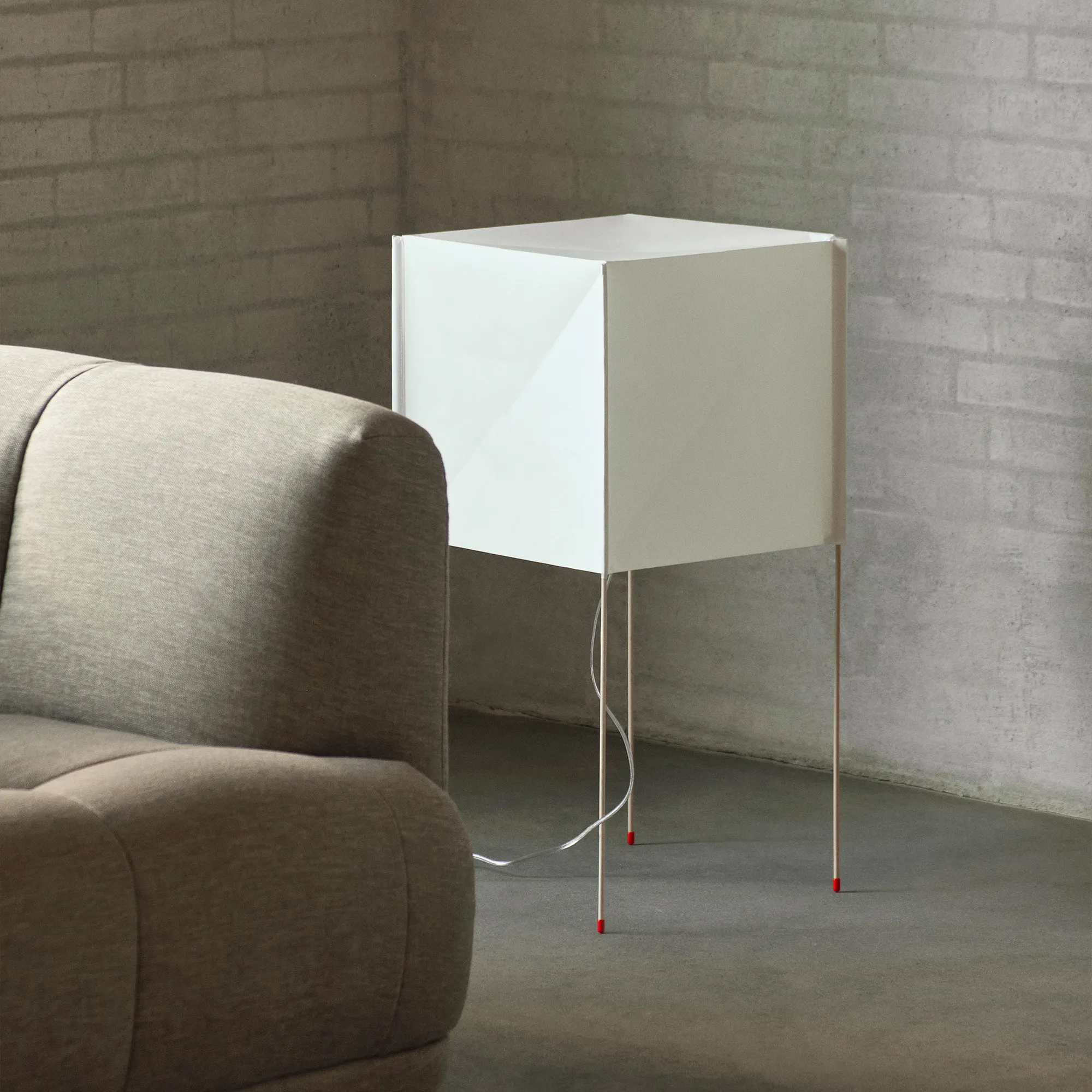Paper Cube gulvlampe