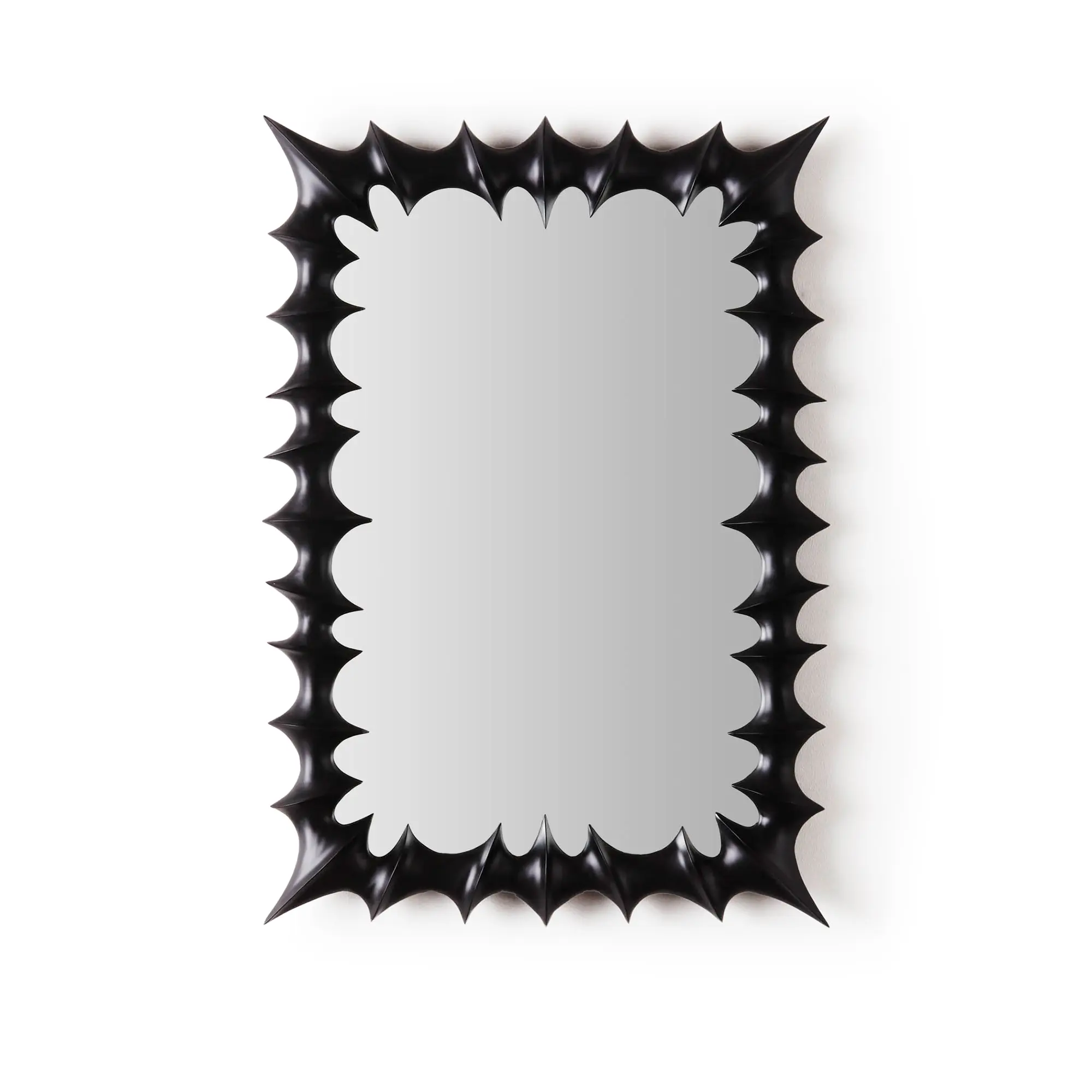 Brutalist Mirror Small Black