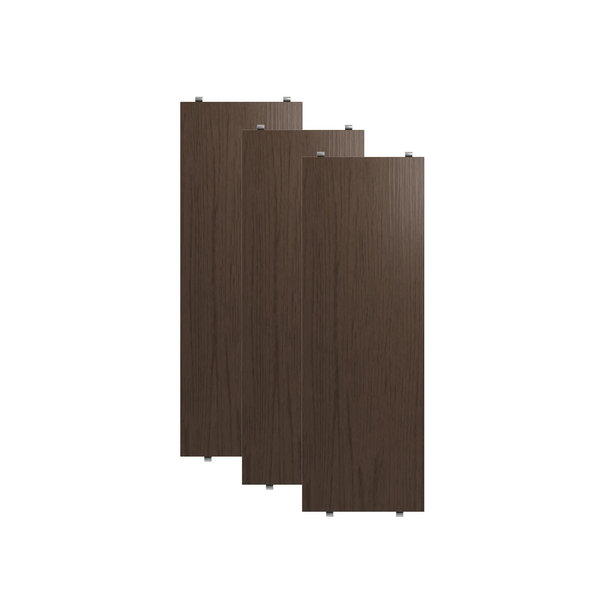 Hyllplan 58 x 20 cm 3-pack mörk ek