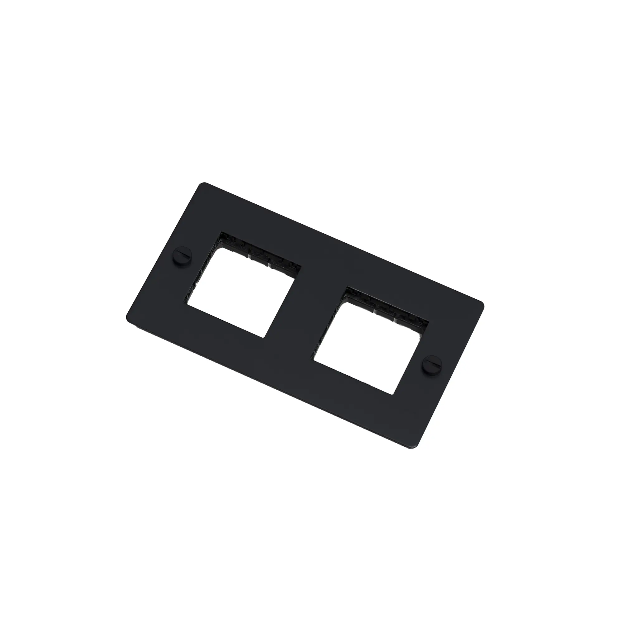 2G Wall Plate Horizontal No Infills