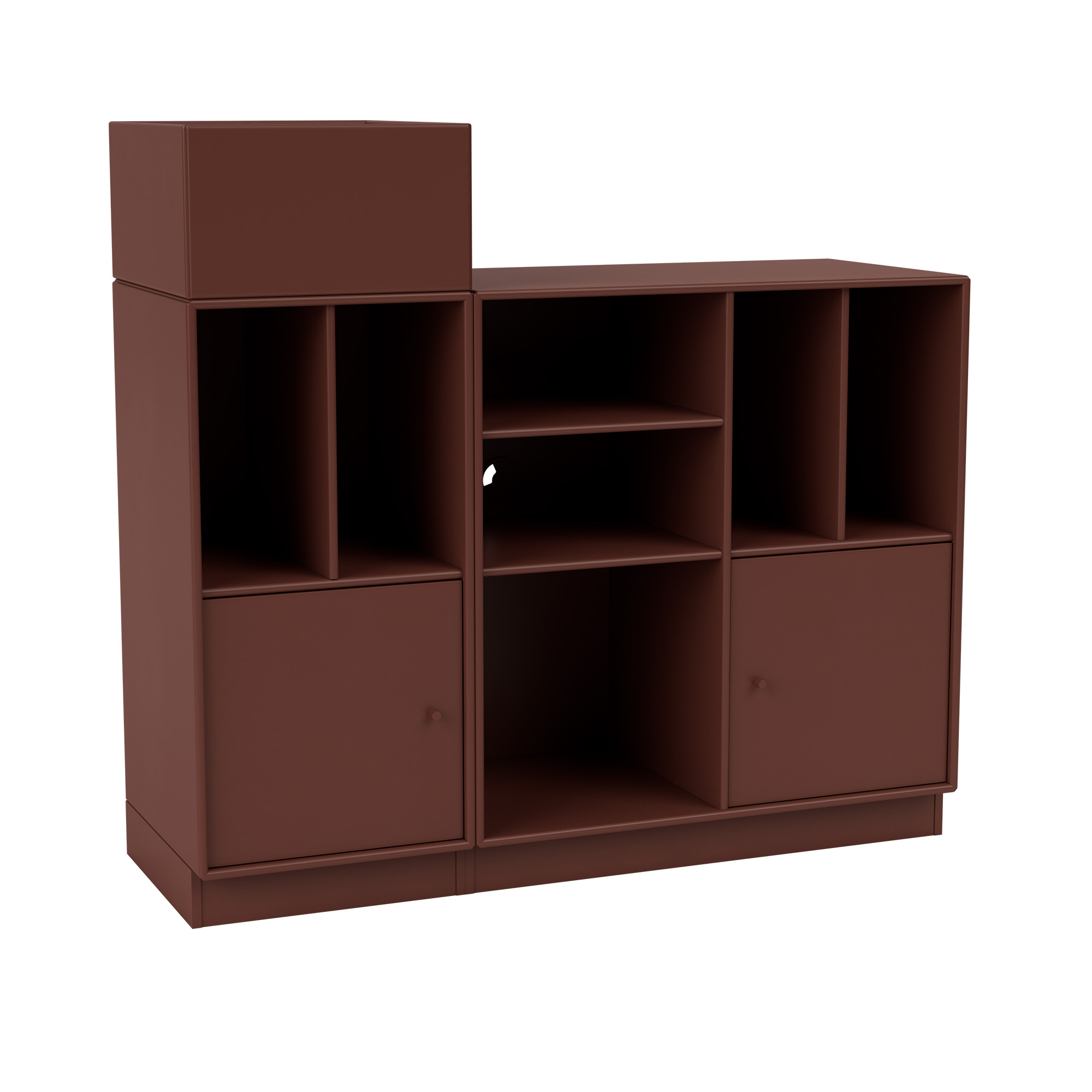 montana - spin iii vinyl storage, 07-plinth 7 cm, 155 masala - skåp och vitrinskåp - peter j. lassen - brun - mdf