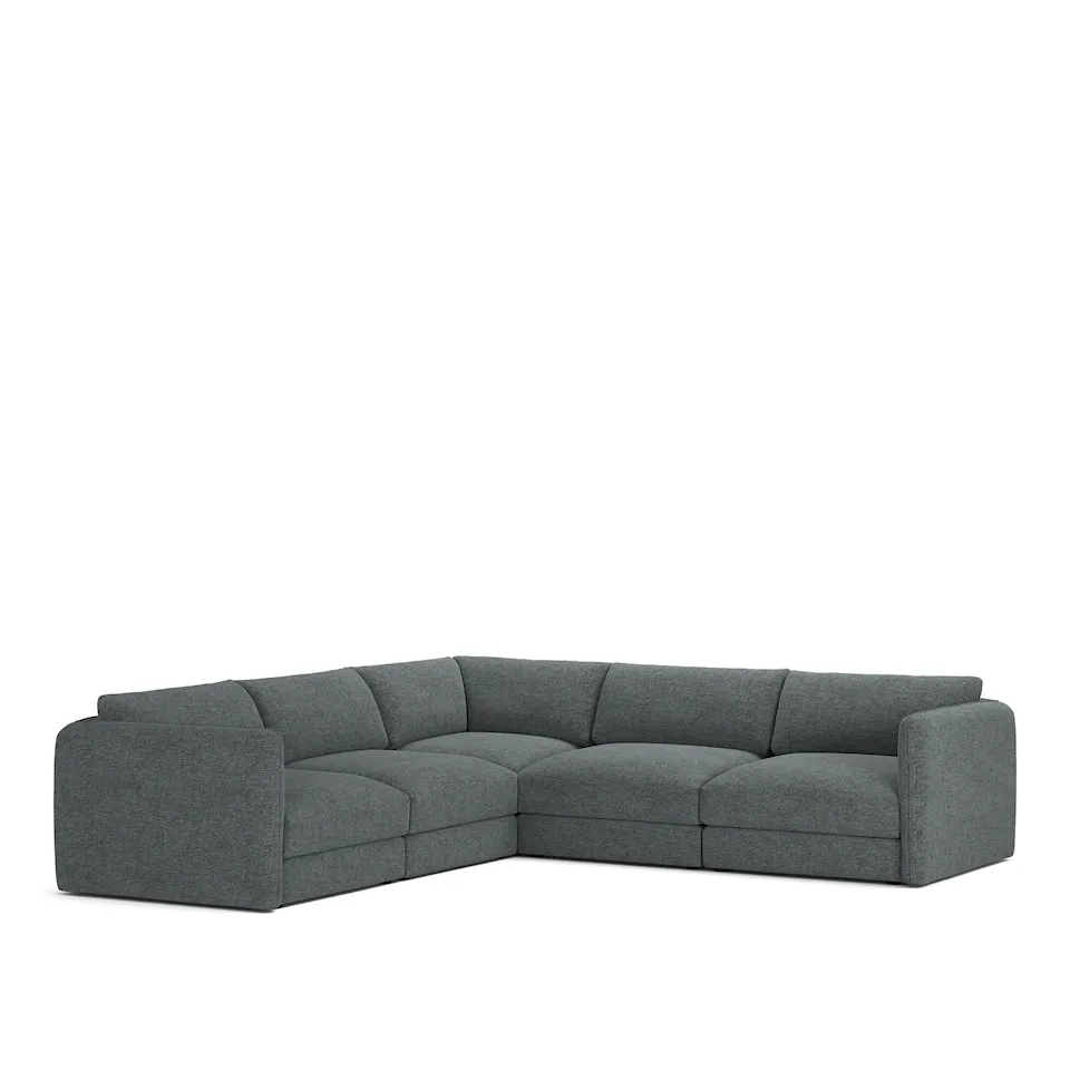 Pavarotti 5-Seater Corner, Removable Cover, Cushion Variant 03, Sienna 03