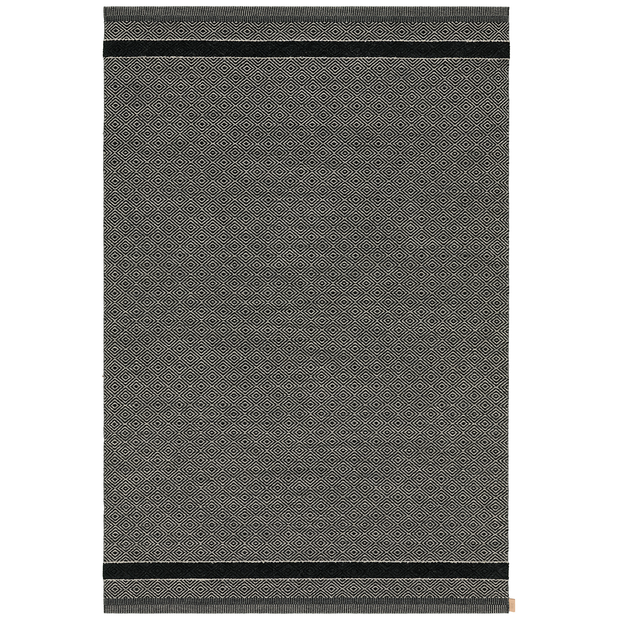 kasthall - goose eye anniversary black velvet 290 x 400 cm - ullmattor