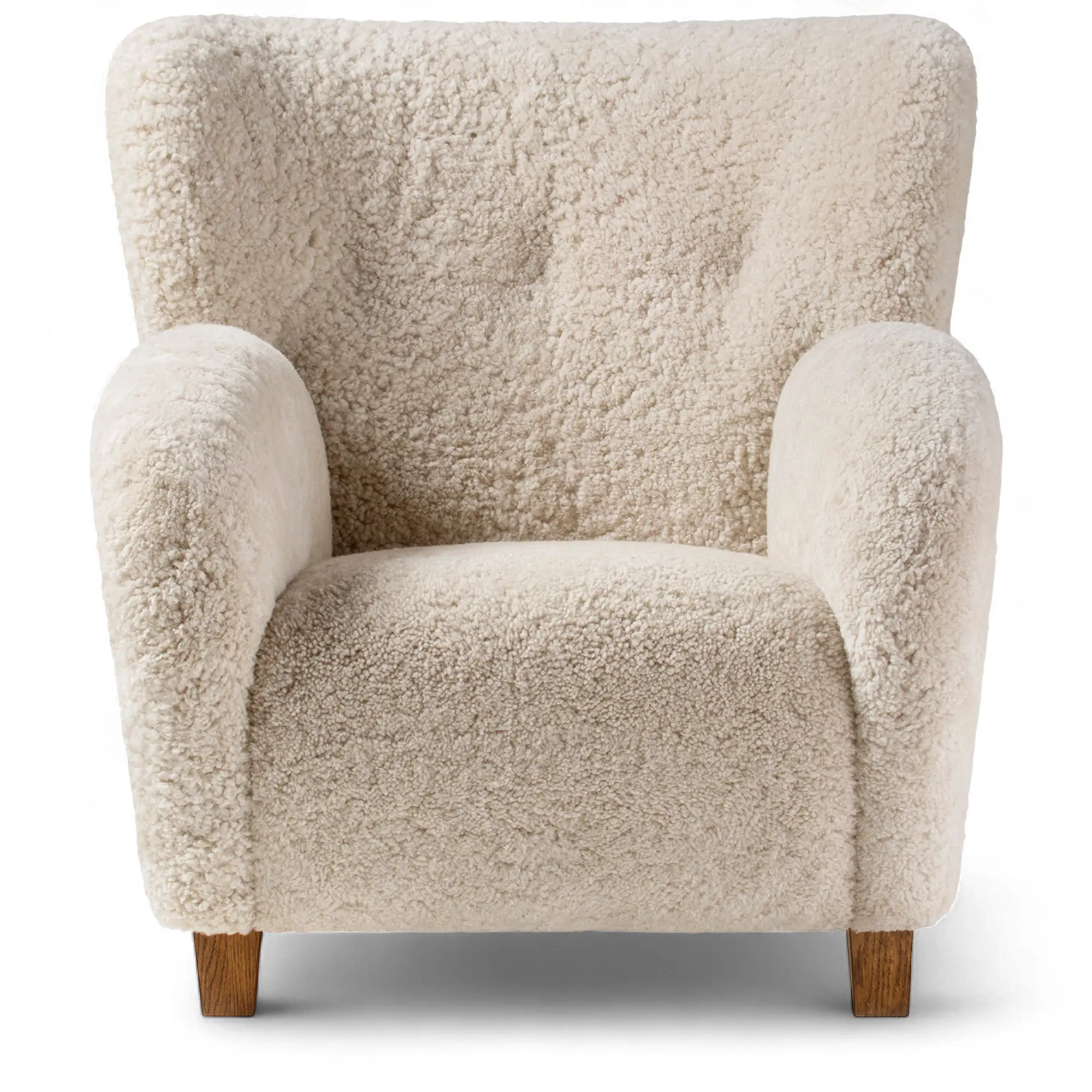 Karu Chair Sheepskin Moonlight Fumed Oak