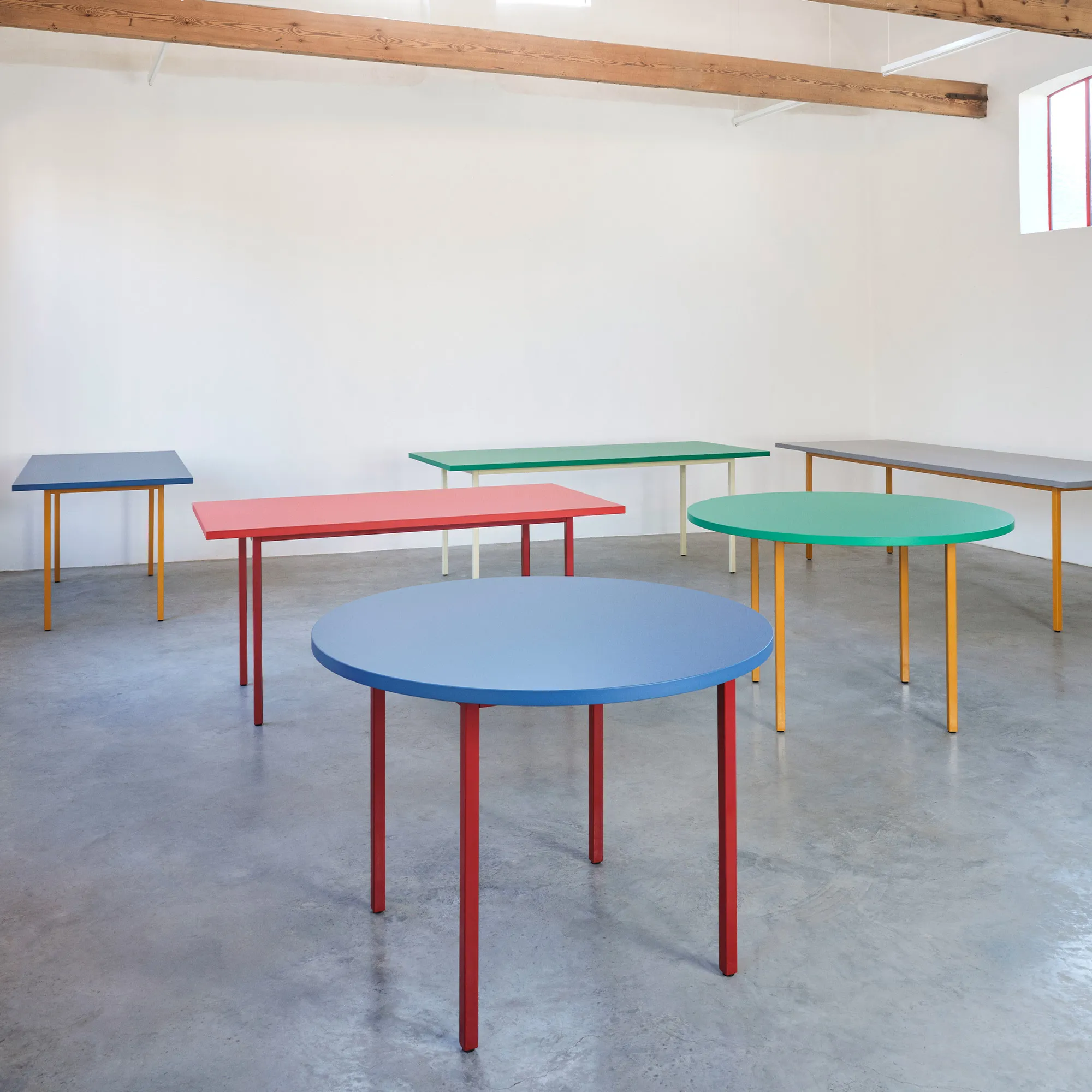 Two-Colour matbord Ø105 cm
