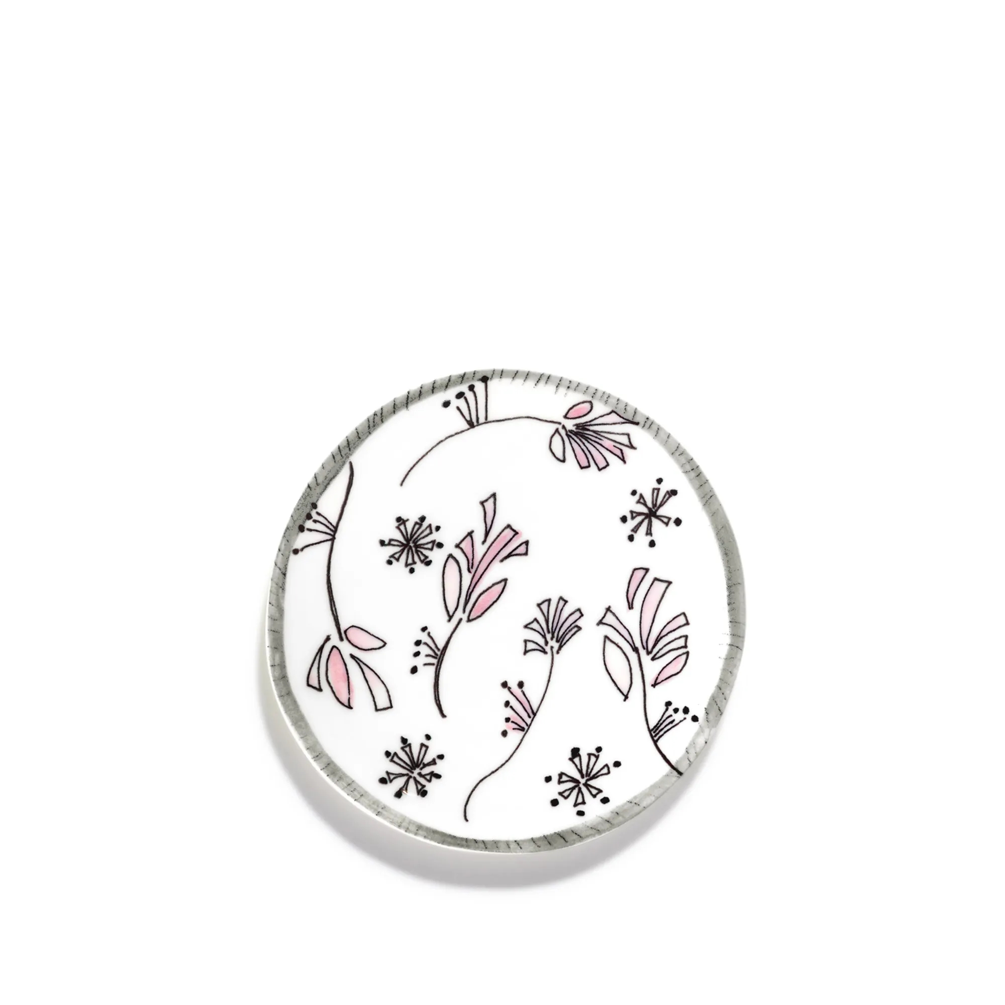 Bread Plate Fiore Rosa - Set of 2