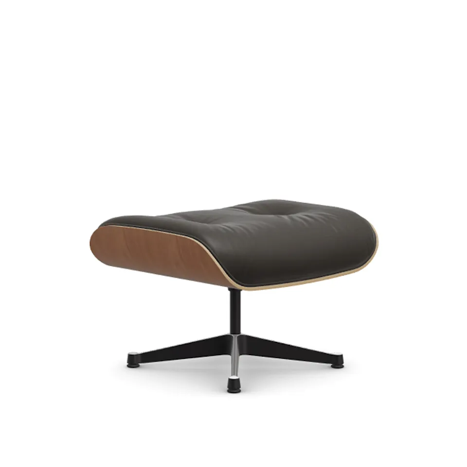 Lounge fotpall Cherry Polished/Black