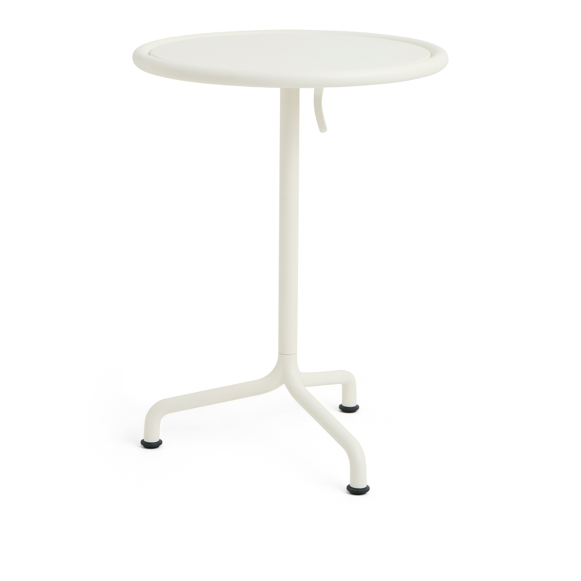 hay - deville table cream white ø55 x h74 - matbord utomhus - julien renault - metall