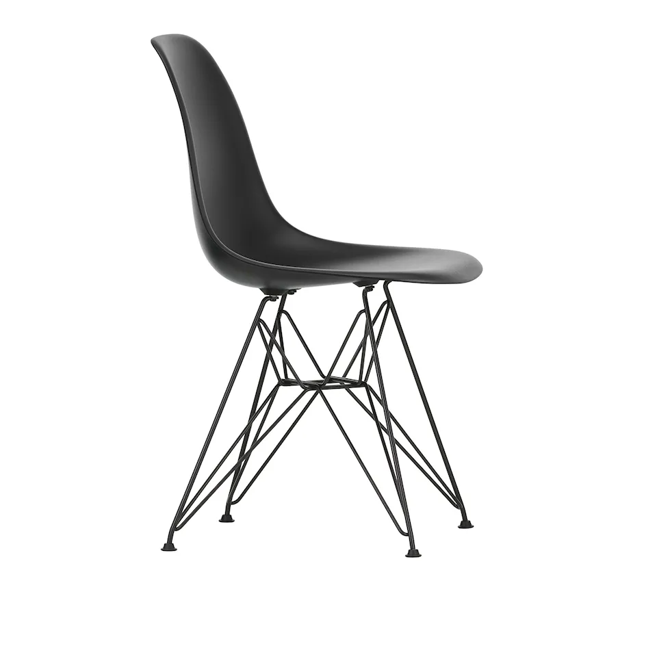 Eames RE Plastic Chair DSR stol Basic Dark