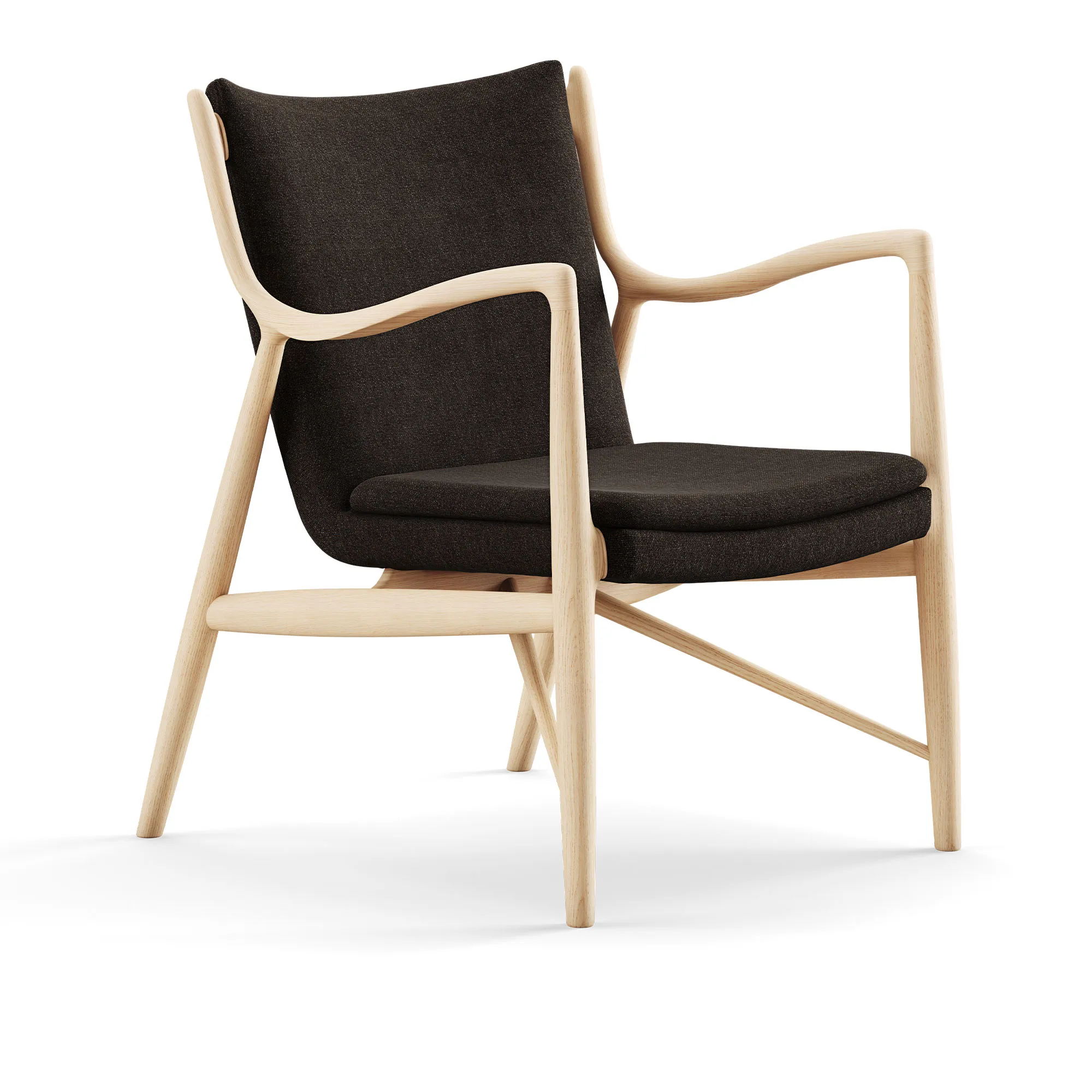 45 fåtölj Clear oiled oak