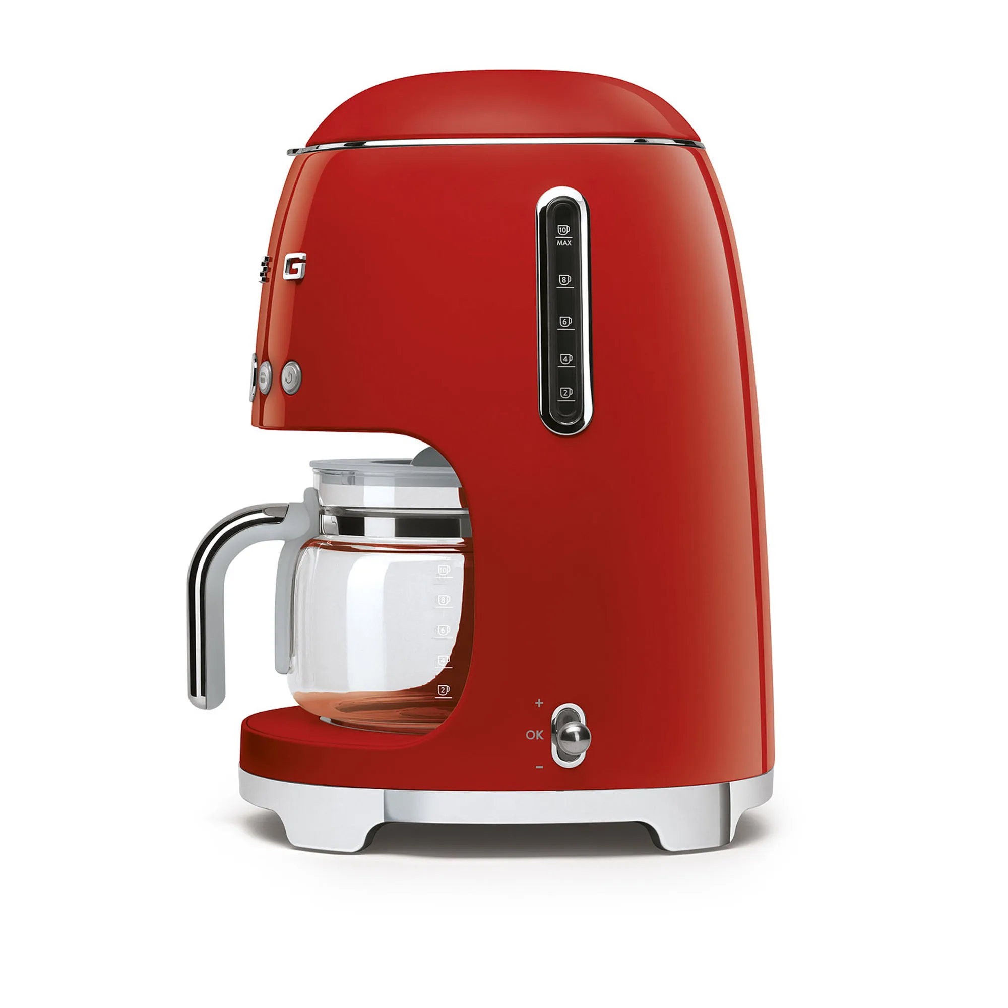 Smeg Drip Coffee Machine Red