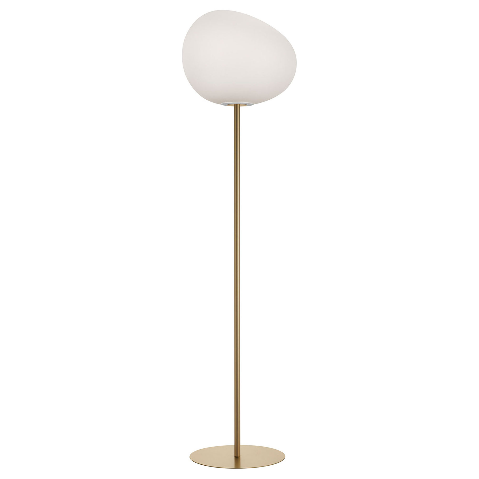 Foscarini - Gregg Grande golvlampa gold/white - Sk&auml;rmlampor - Ludovica & Roberto Palomba - Guld