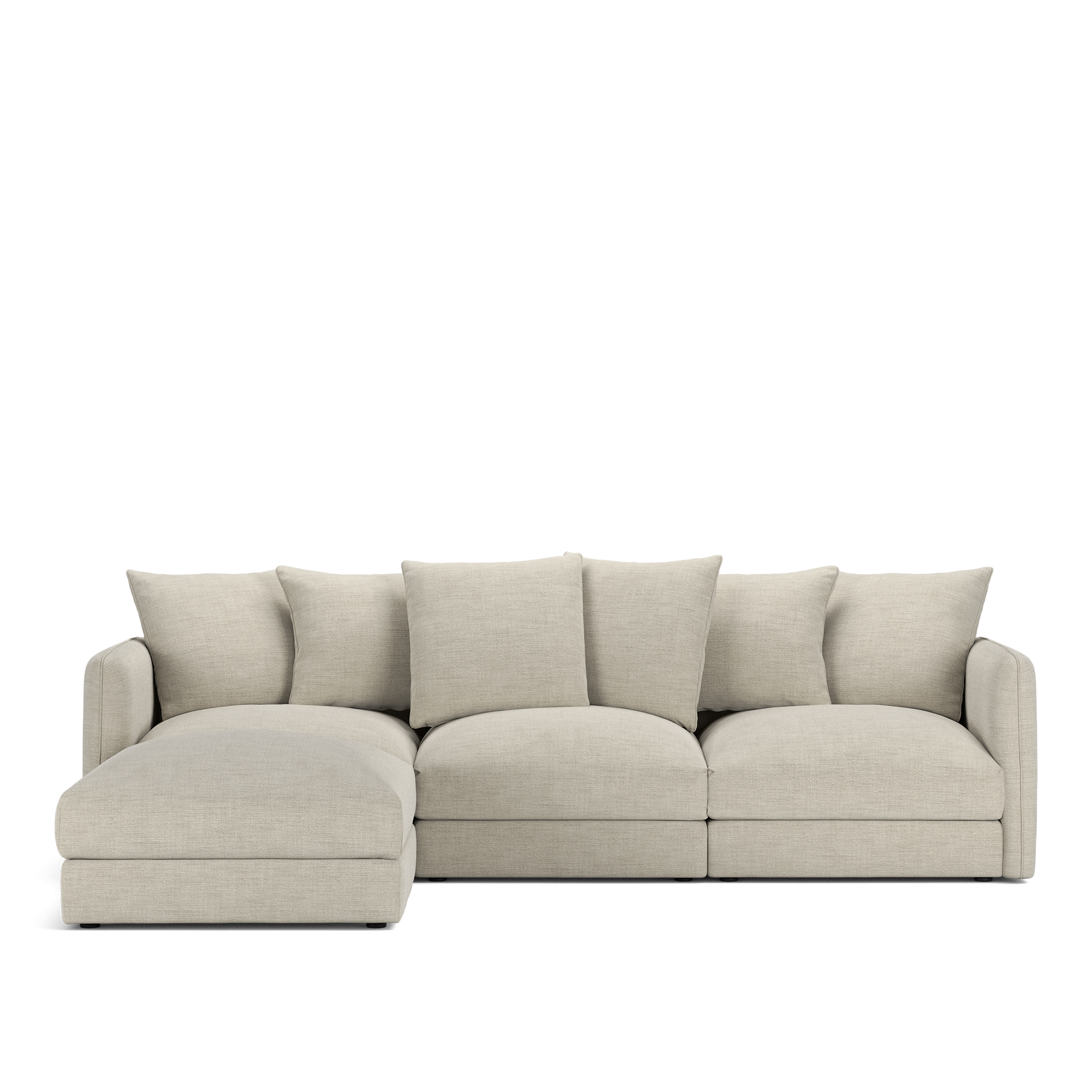 NOGA - Pavarotti 3-Seater with Ottoman Sienna 102 Removable Upholstery - Soffor