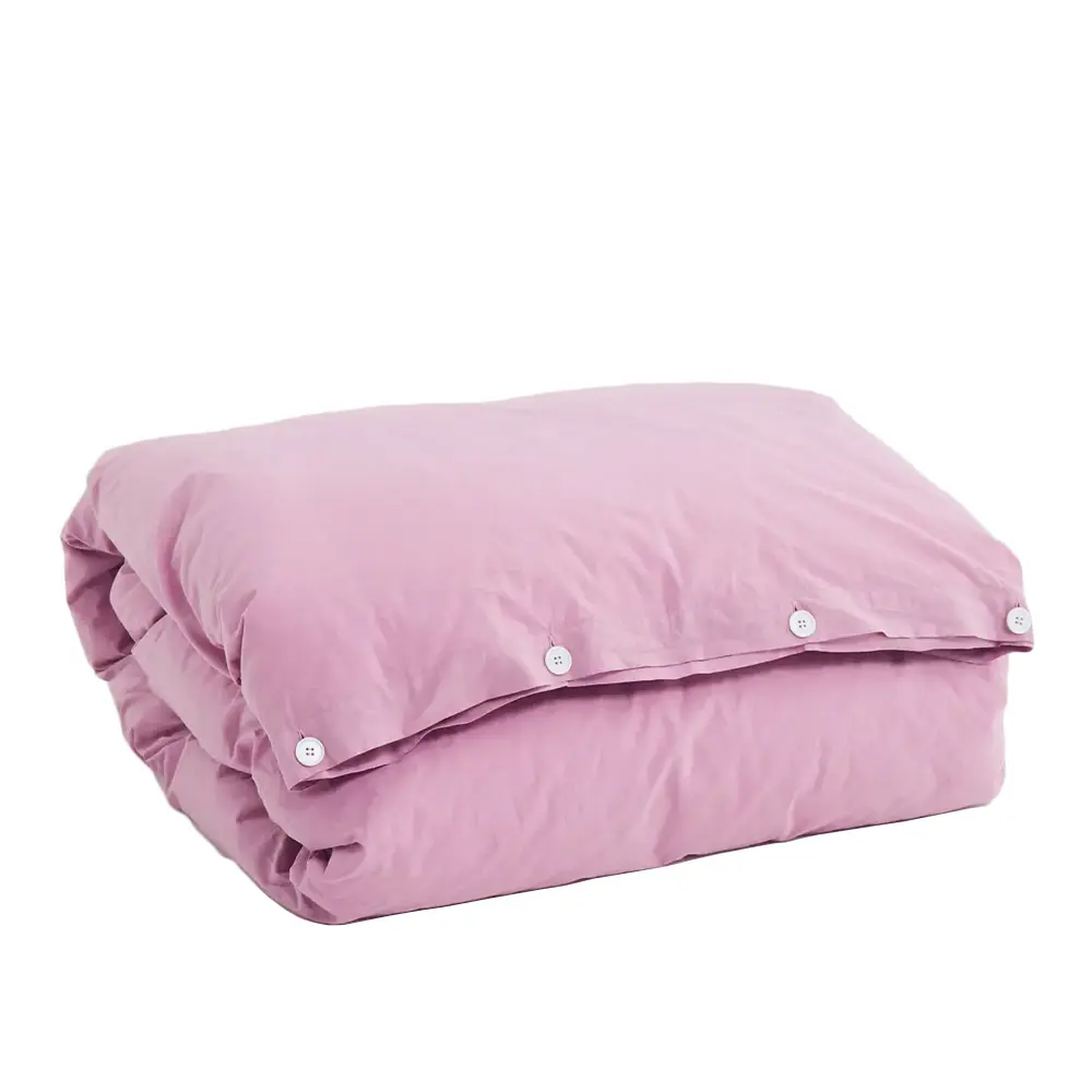 Percale dynetrekk ensfarget 150x210 cm