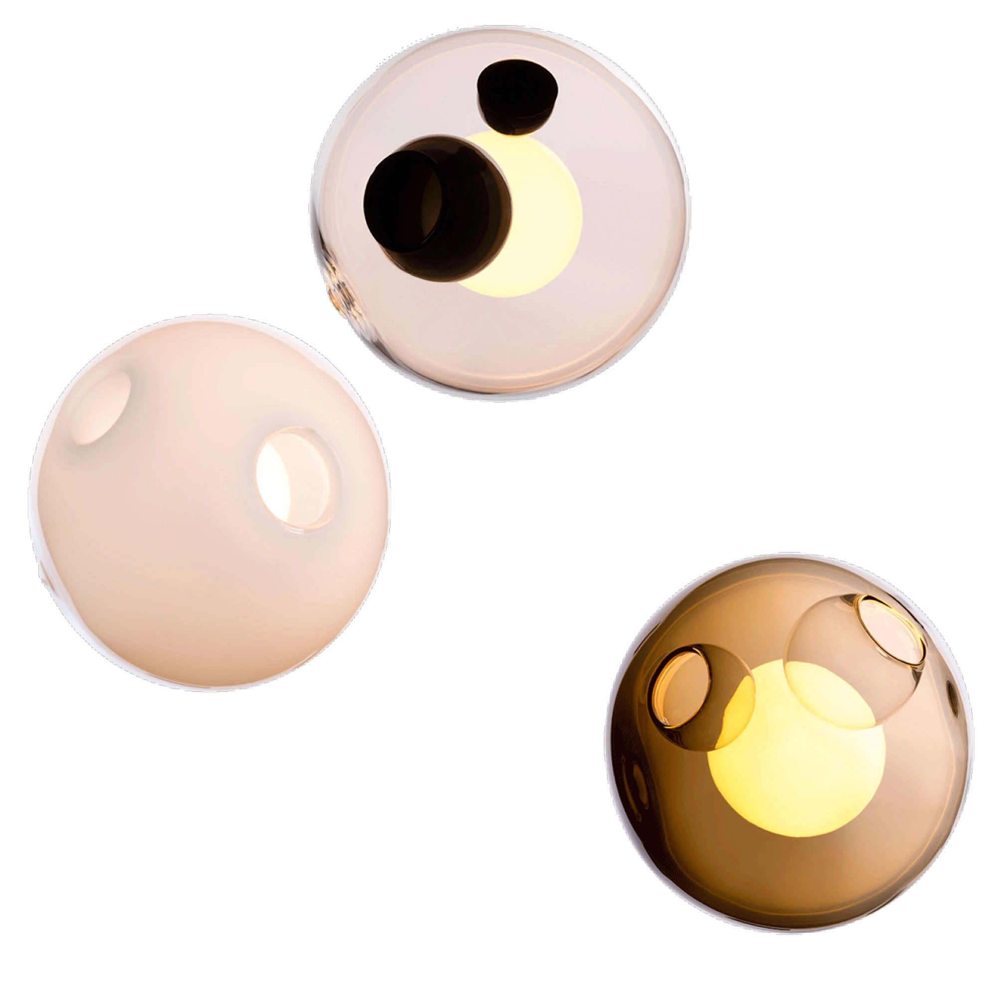 Bocci - 28.3 Random, Multi - 02 Xenon - Pendellampor - Omer Arbel - Flerfärgad