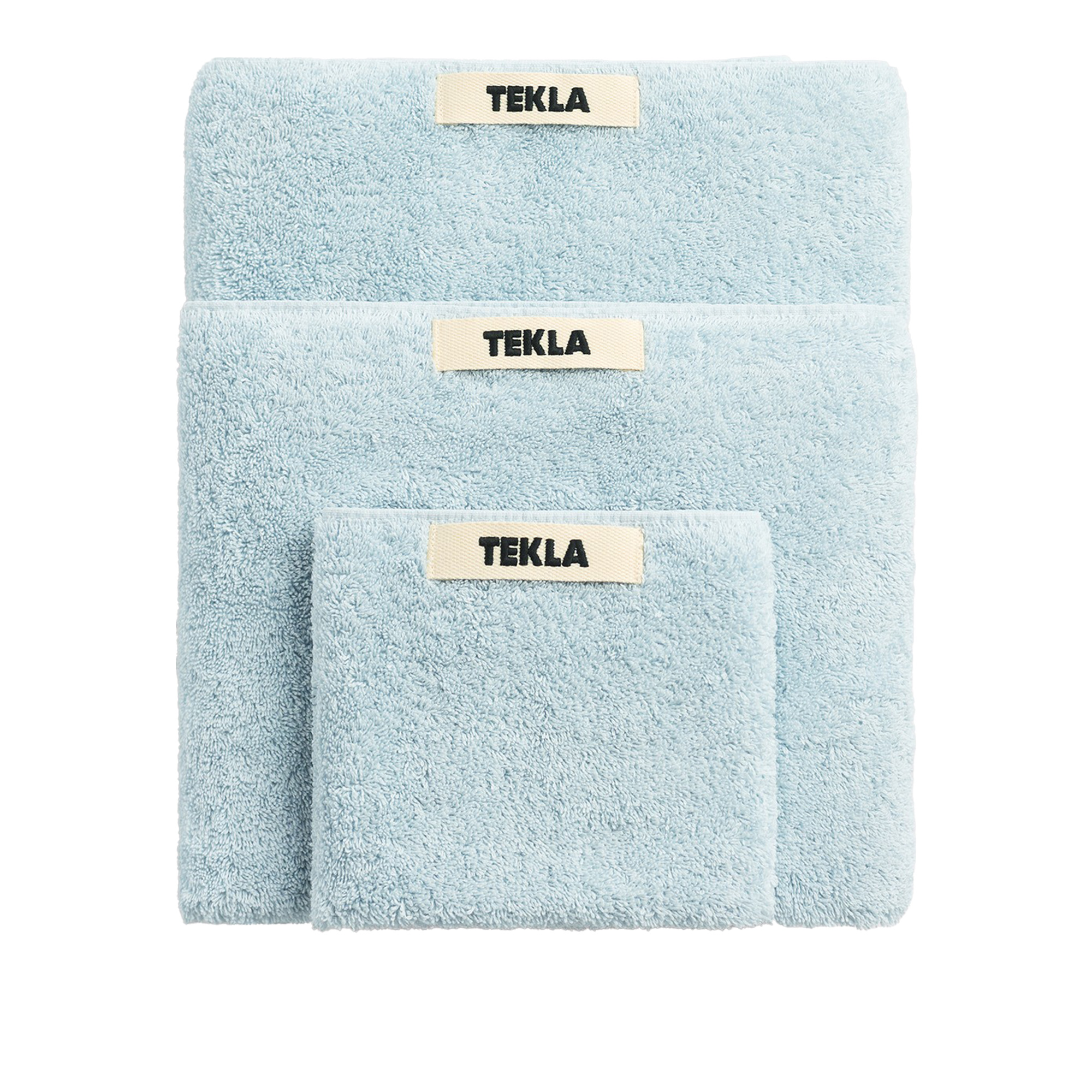 Tekla - Terry towel sky blue 30 x 50 cm - Handdukar och badlakan - Blå | Textilier - Badrumstextilier - Handdukar Och Badlakan | Möbelexperten