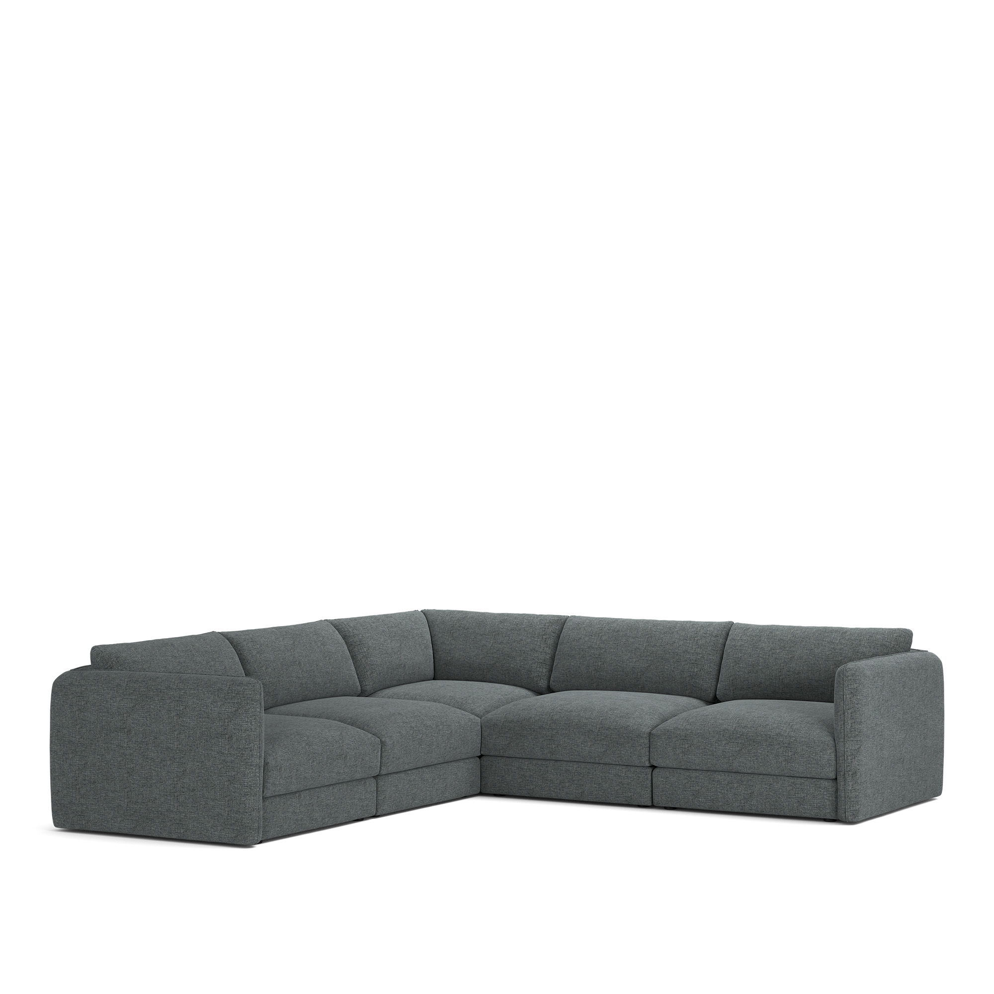 NOGA - Pavarotti 5-Seater Corner, Fixed Cover, Cushion Variant 03, Sienna 03 - Soffor - Bl&aring;