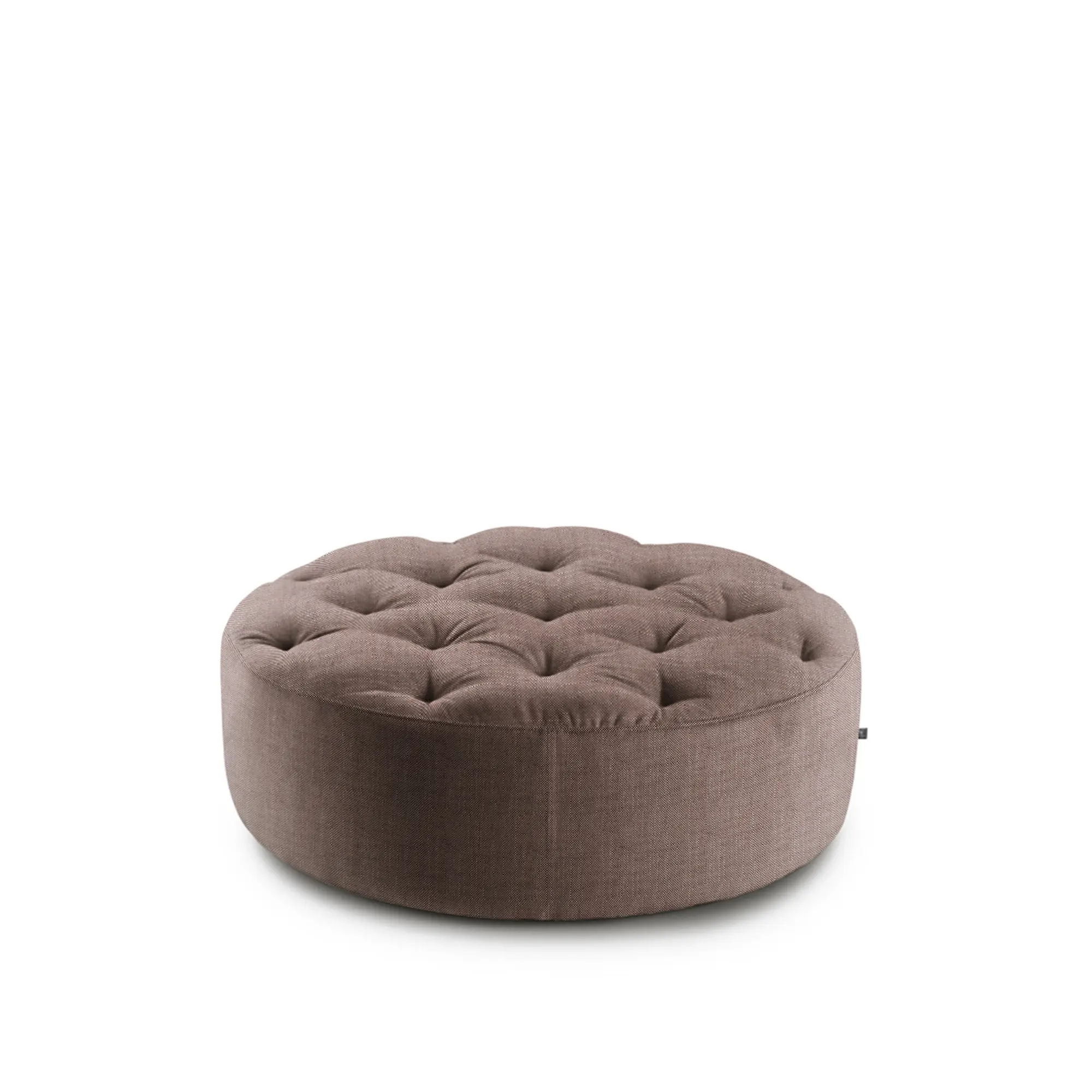 Wheel sittpuff flera knappar Ø 80 cm