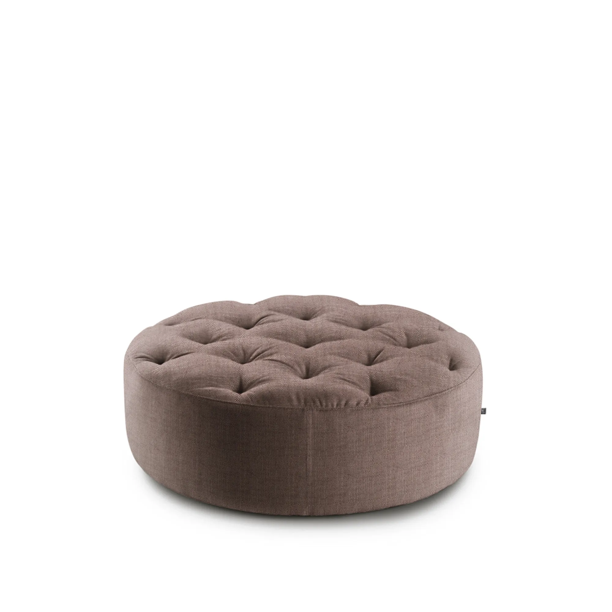Wheel sittpuff flera knappar Ø 80 cm