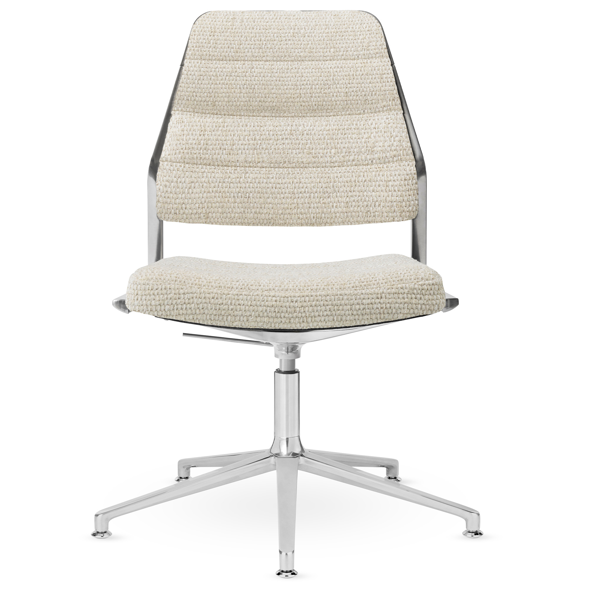 Vipp - Vipp454+ Swivel chair, polished, gliders, Wavy - Kontorsstolar