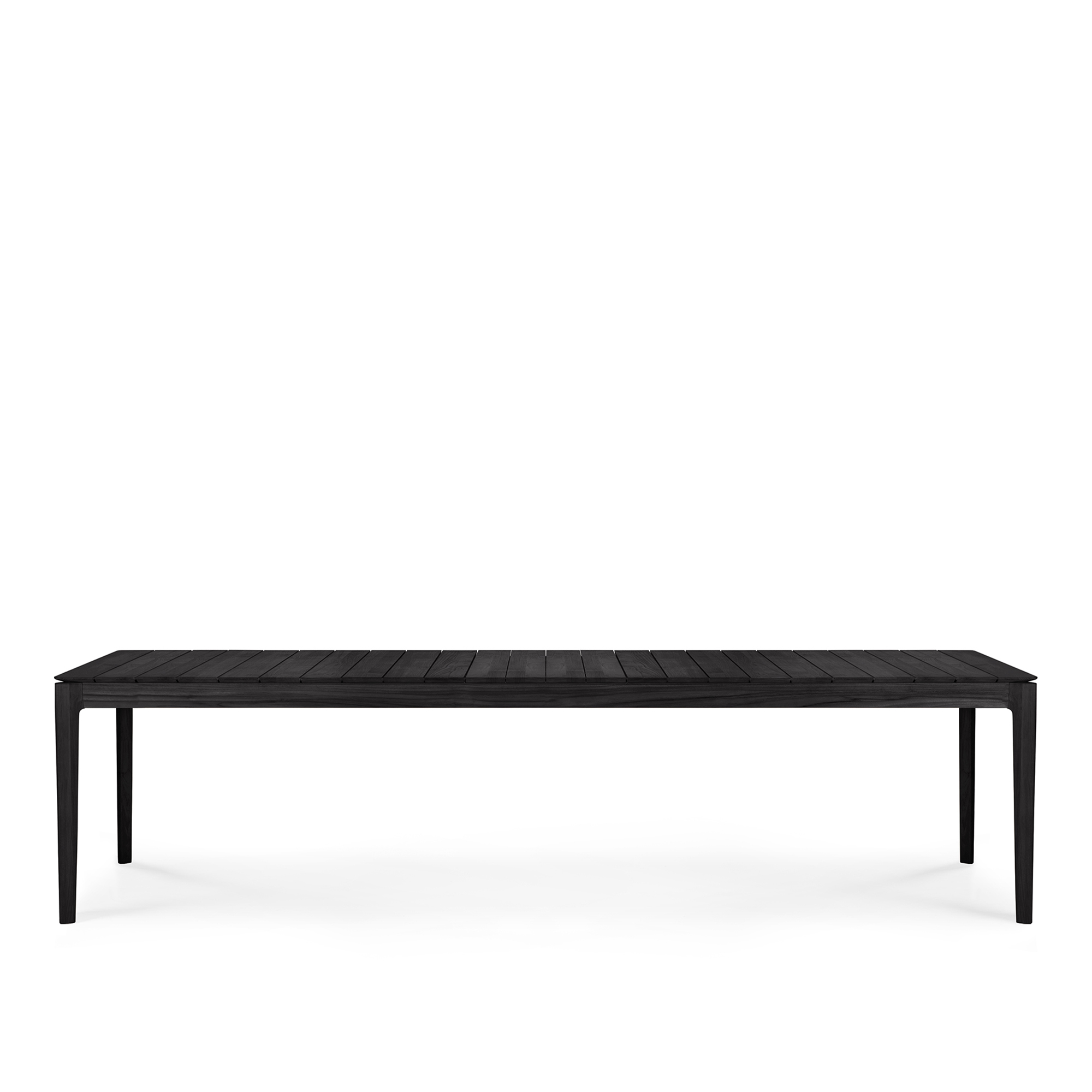 Ethnicraft - Bok Outdoor Dining Table 300x110 - Teak Black - Matbord utomhus - Svart - Trä | Utemöbler - Utebord - Matbord Utomhus | Möbelexperten