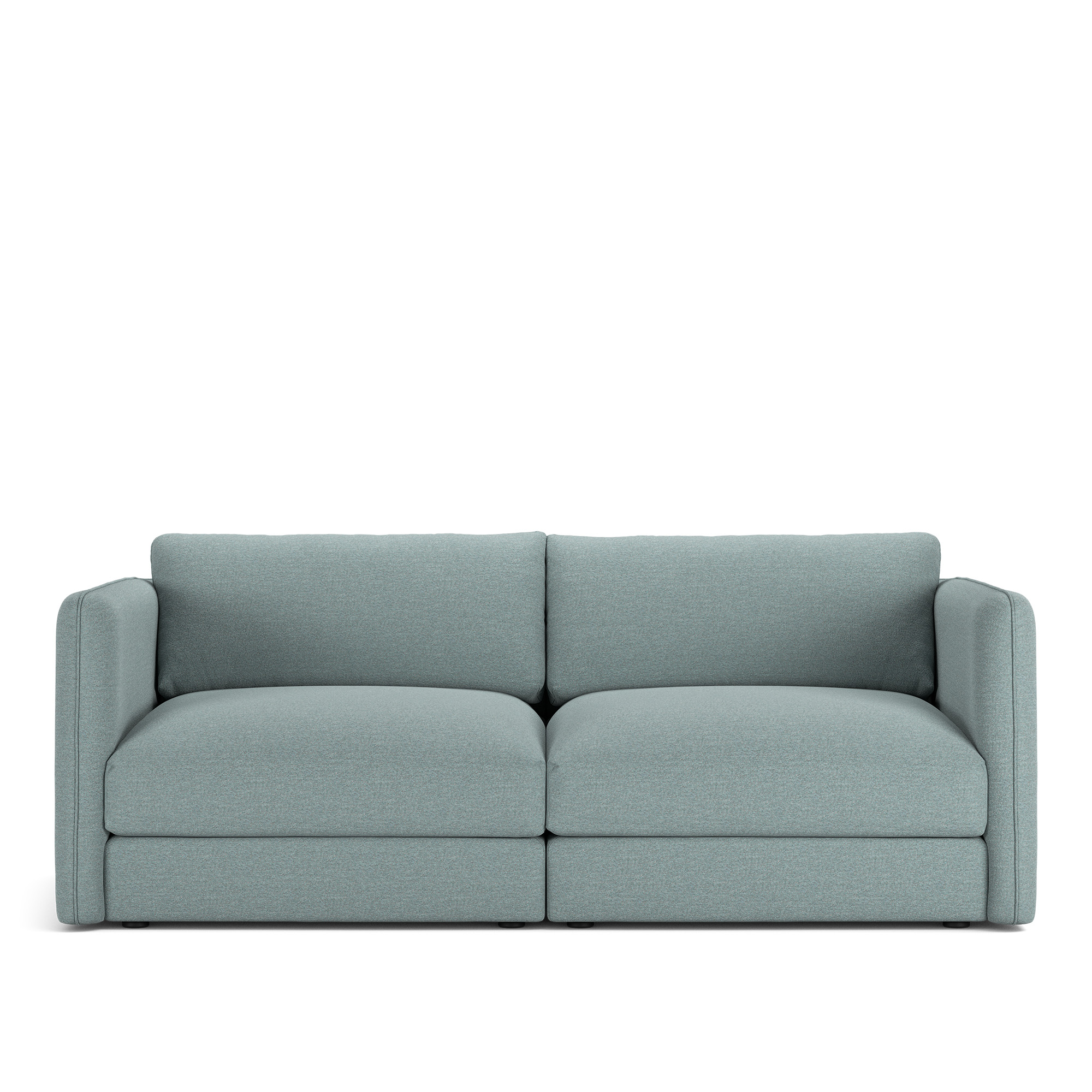 NOGA - Pavarotti 2-Seater, Removable Cover, Cushion Variant 03, Lario 12 - Soffor - Bl&aring;
