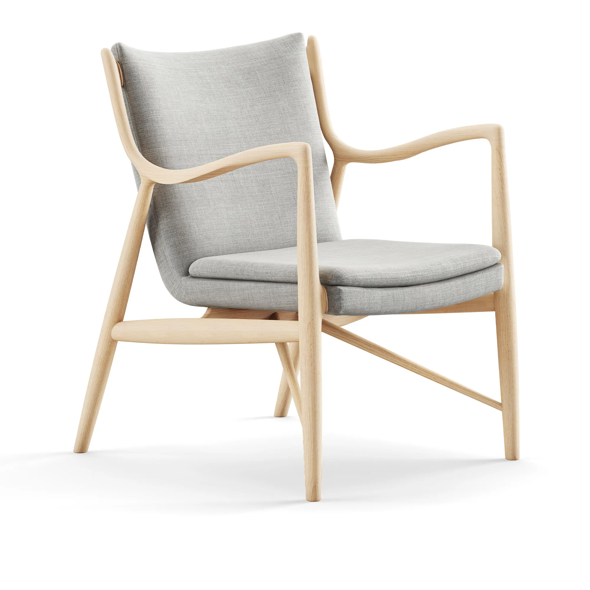45 fåtölj Clear oiled oak
