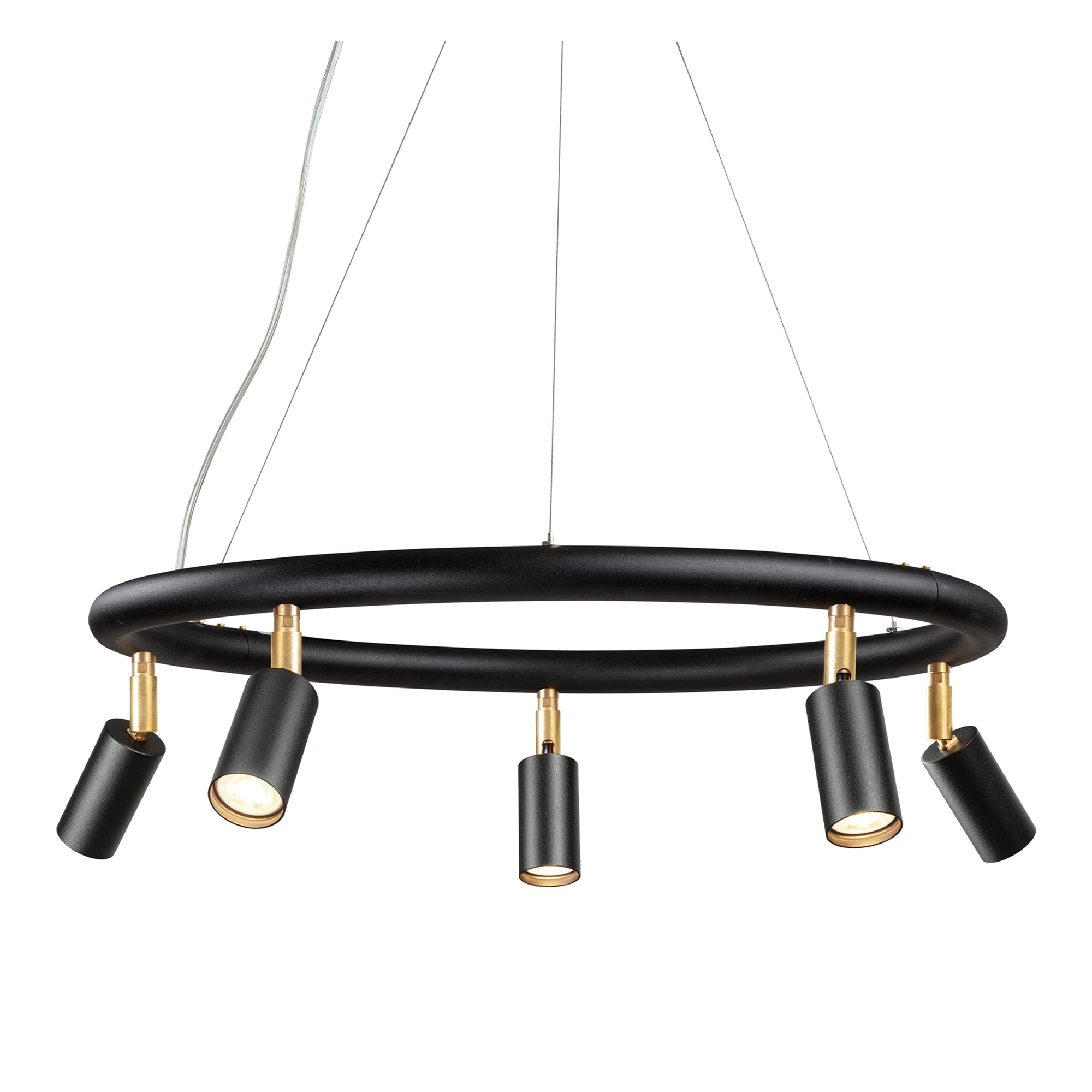 Örsjö Belysning - Starlight chandelier Ø60cm – Black textured lacquer RAL 9005 - Takkronor - Jonas Bohlin - Svart - Metall | Belysning - Taklampor - Takkronor | Möbelexperten