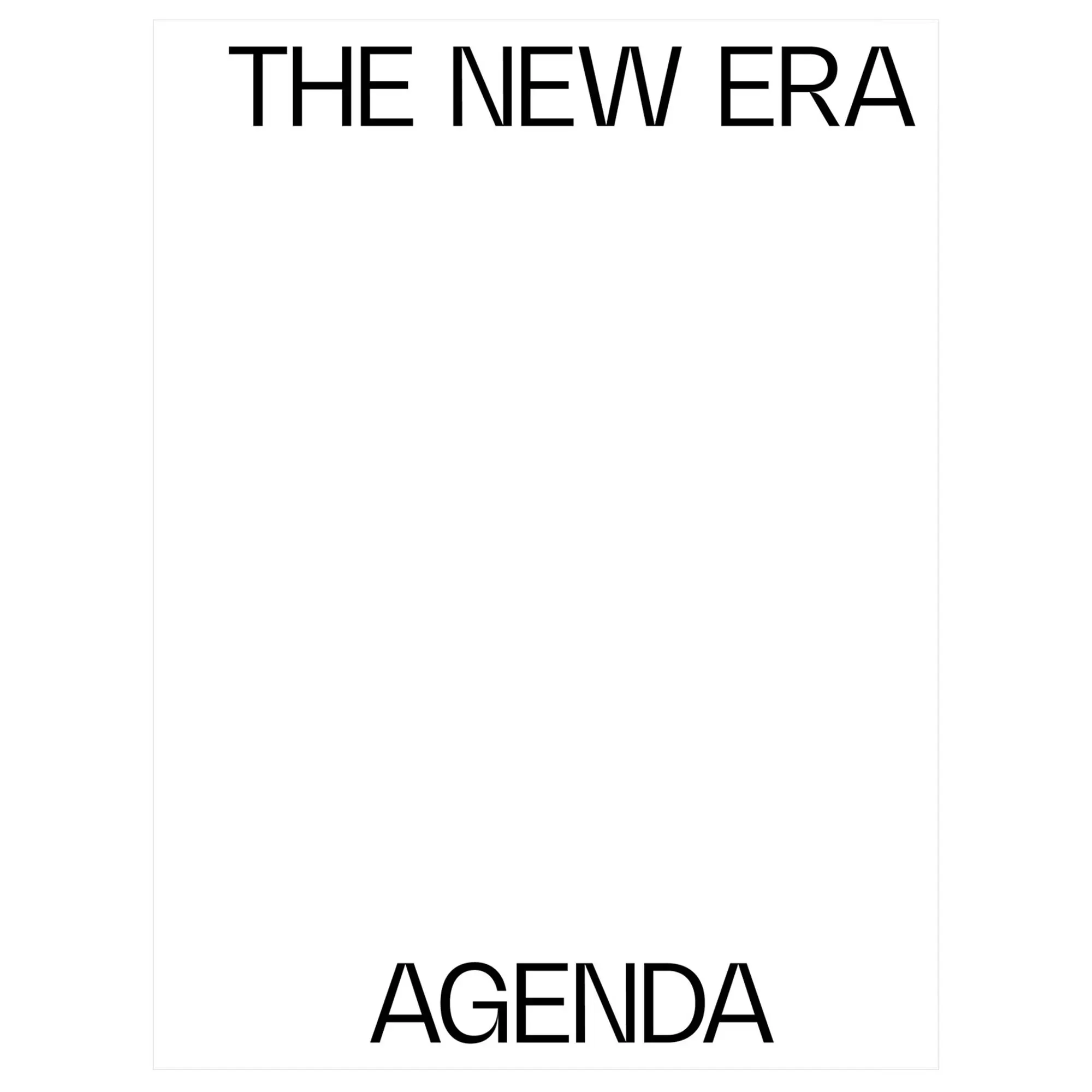 The New Era Agenda Vol 01